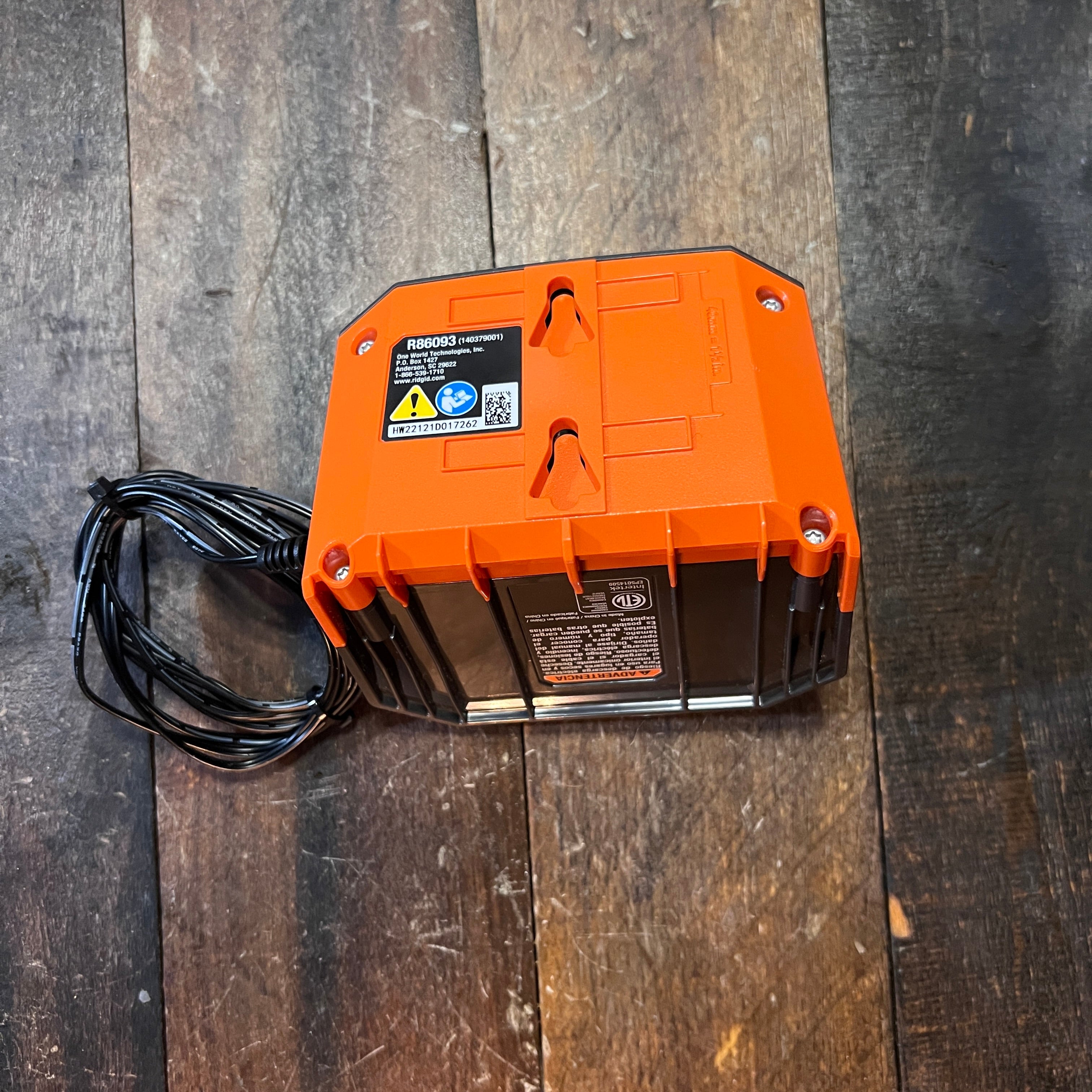 Ridgid Ridgid 18V Charger R86093