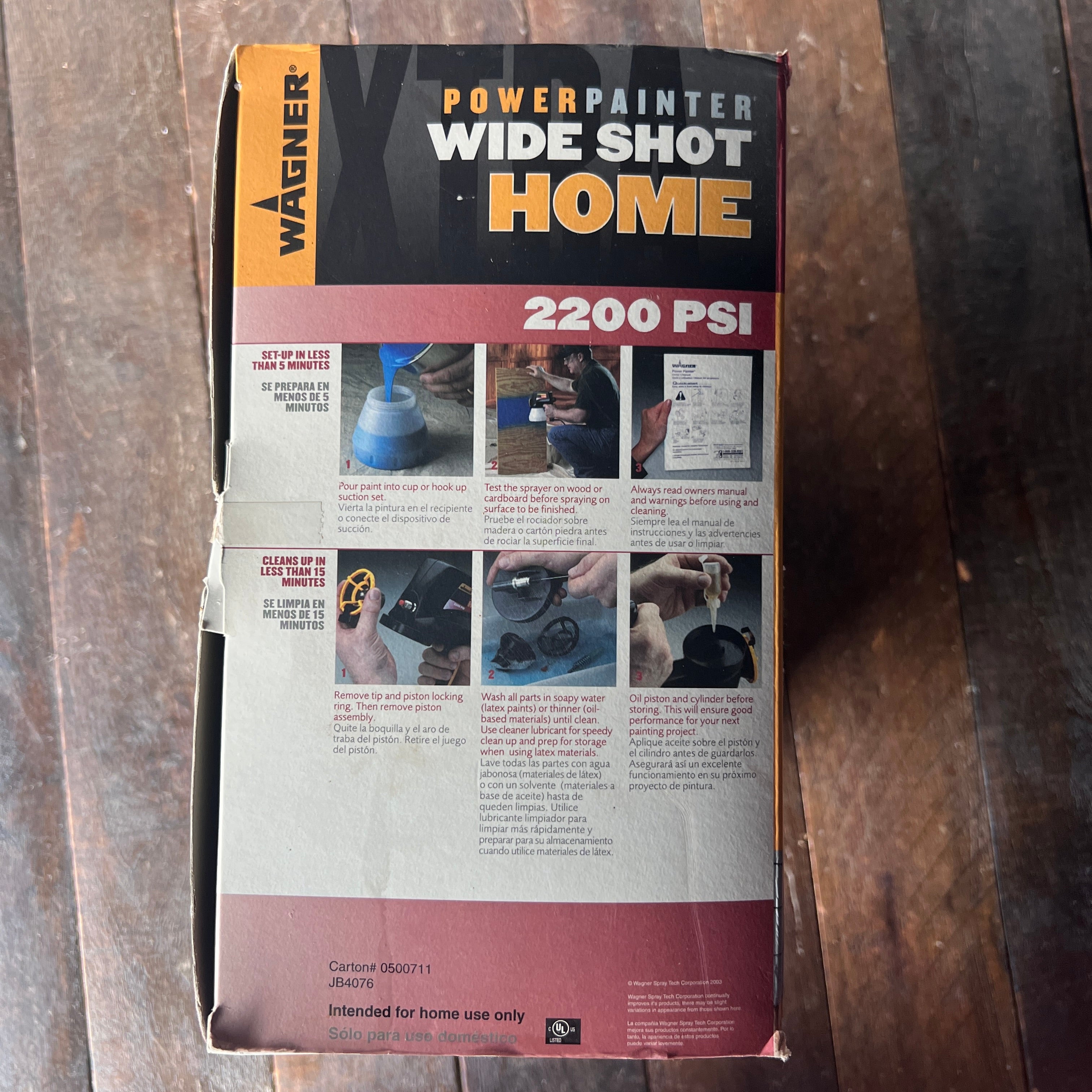 Wagner Wagner 2200 PSI Wide Shot Home Paint Sprayer