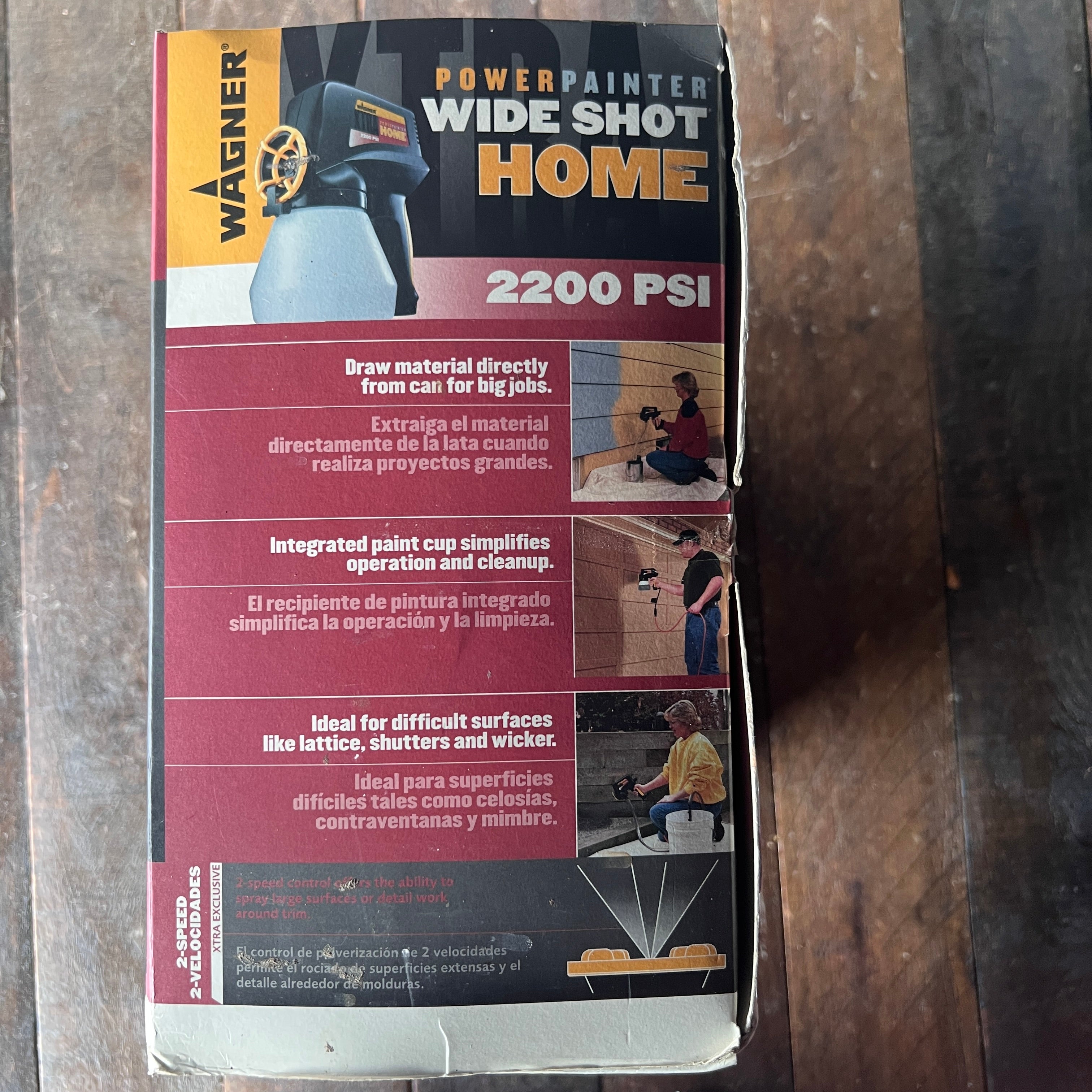 Wagner Wagner 2200 PSI Wide Shot Home Paint Sprayer