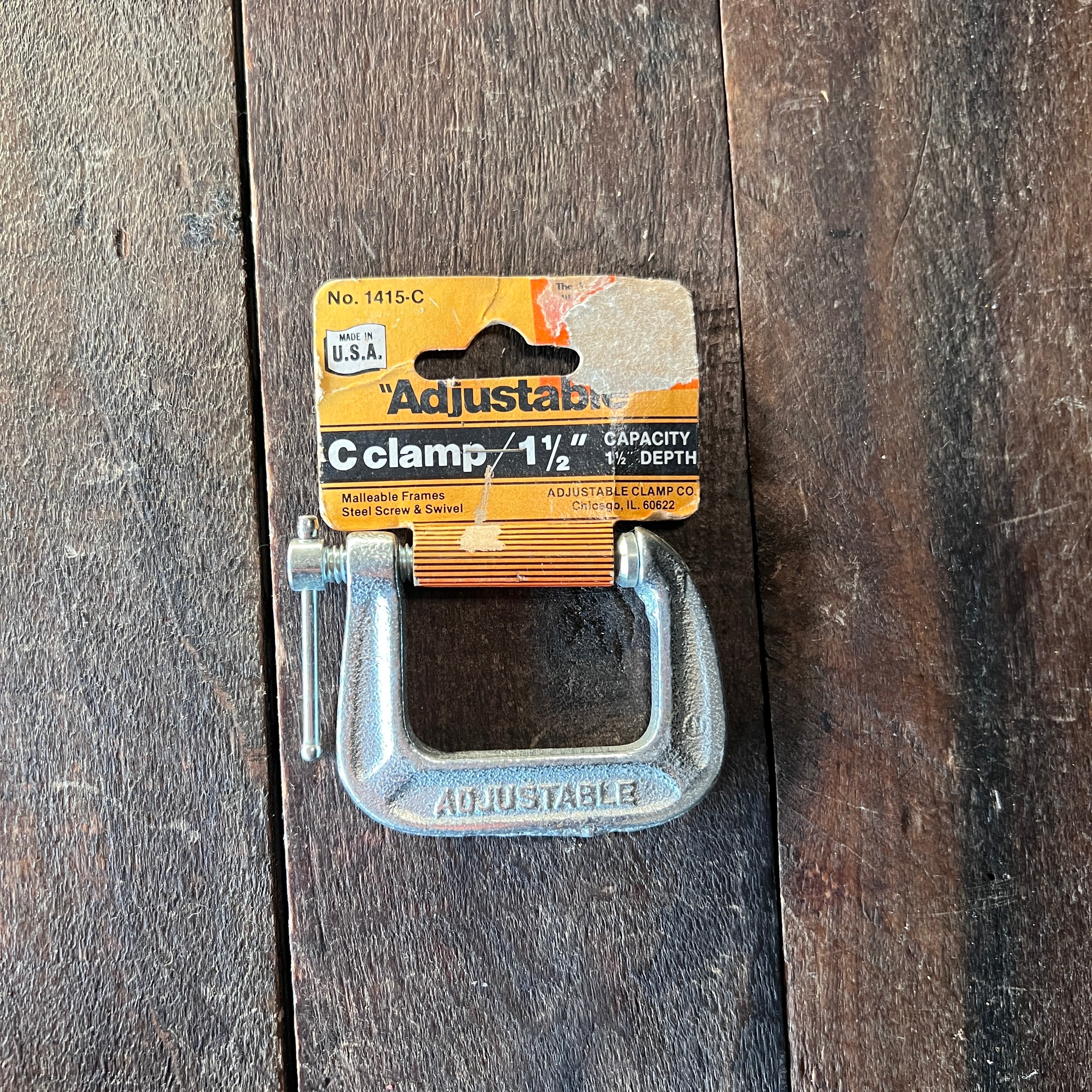 Unknown Adjustable C-Clamp No. 1415-C