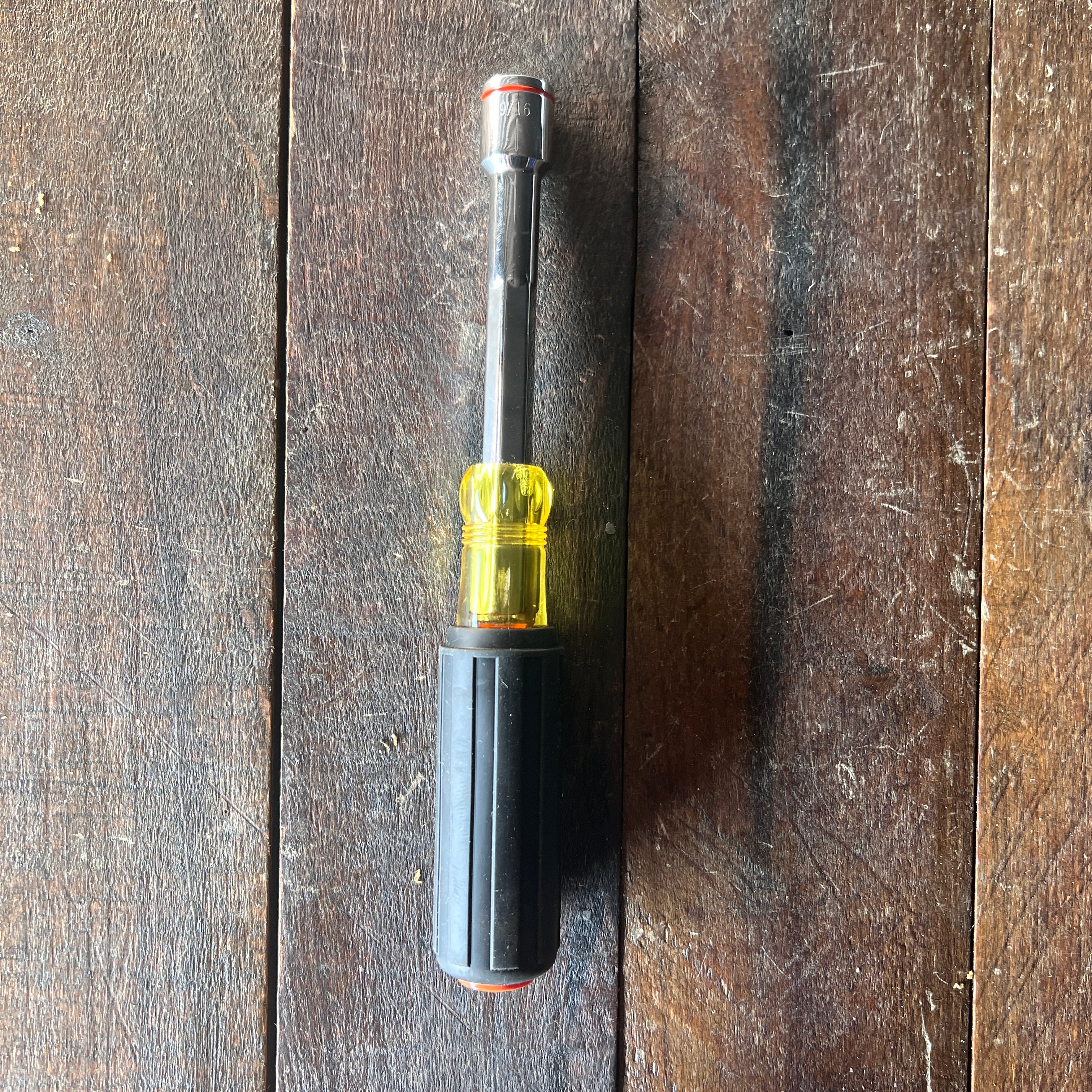 Klein Tools Klein Tools 635-9/16 Magnetic Nut Driver, 6-Inch Hollow Shank