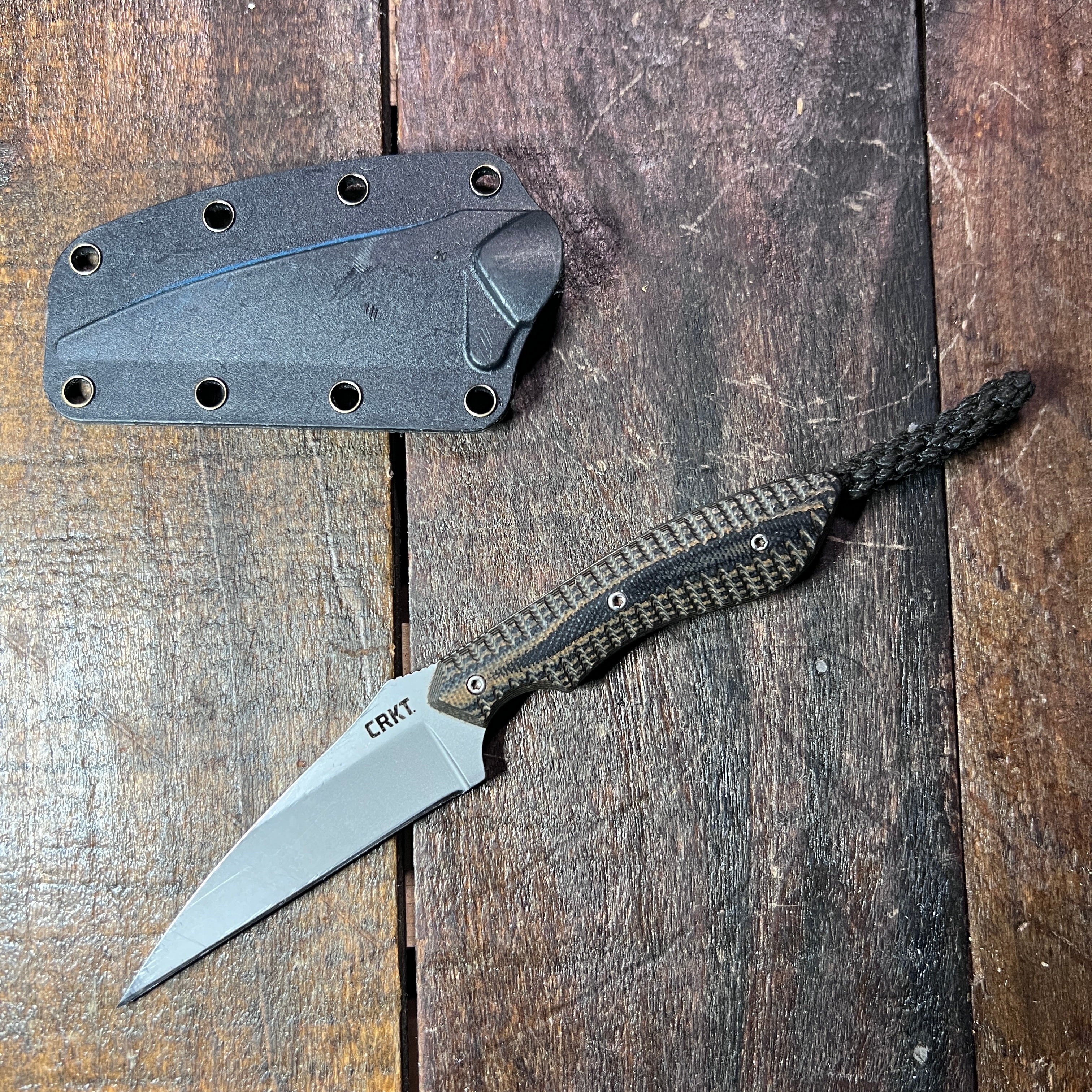 Gear Up Trading Co. CRKT S.P.E.W Full Tang Fixed Blade Knife W/Sheath