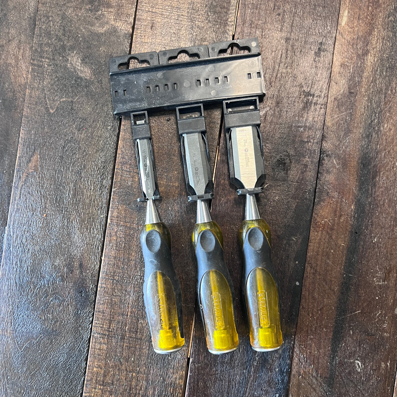Stanley Stanley 3pc Chisel Set