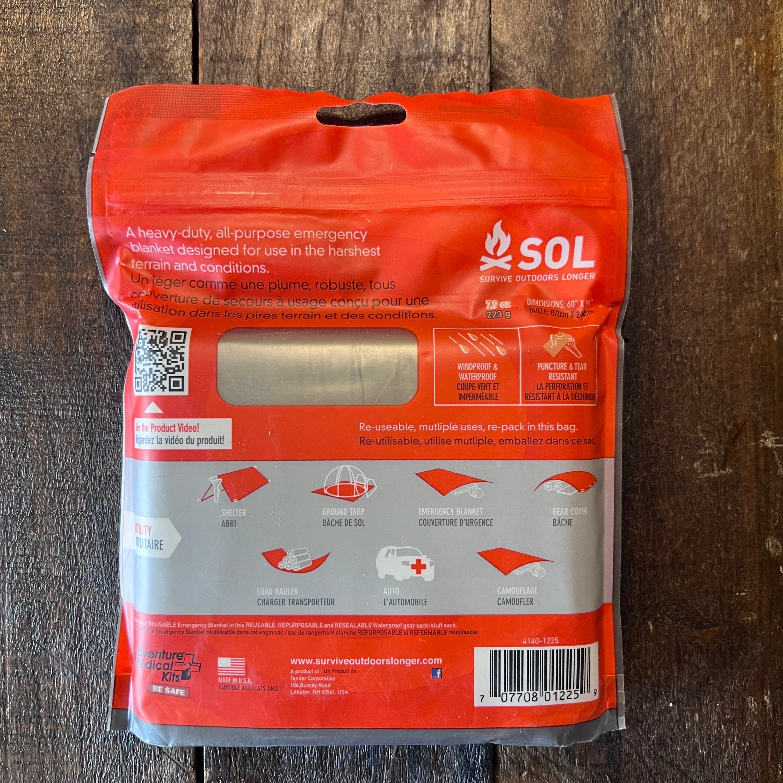 Gear Up Trading Co. SOL Survival Blanket