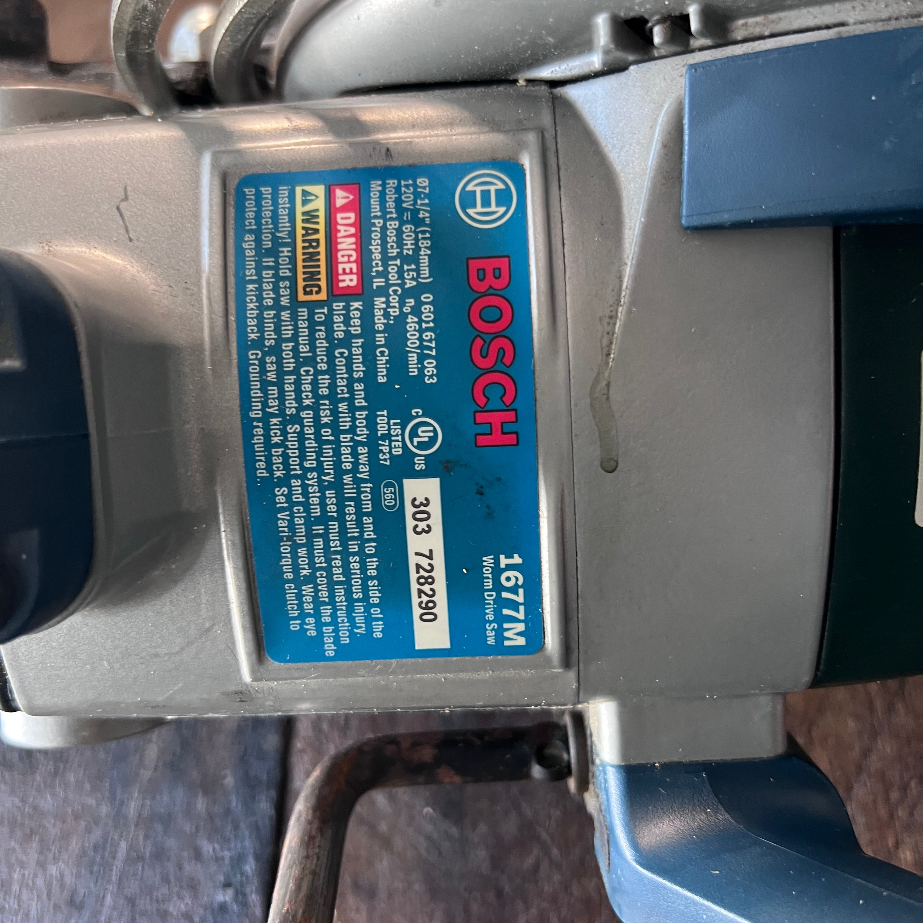 Bosch Bosch 1677M Worm Drive Saw