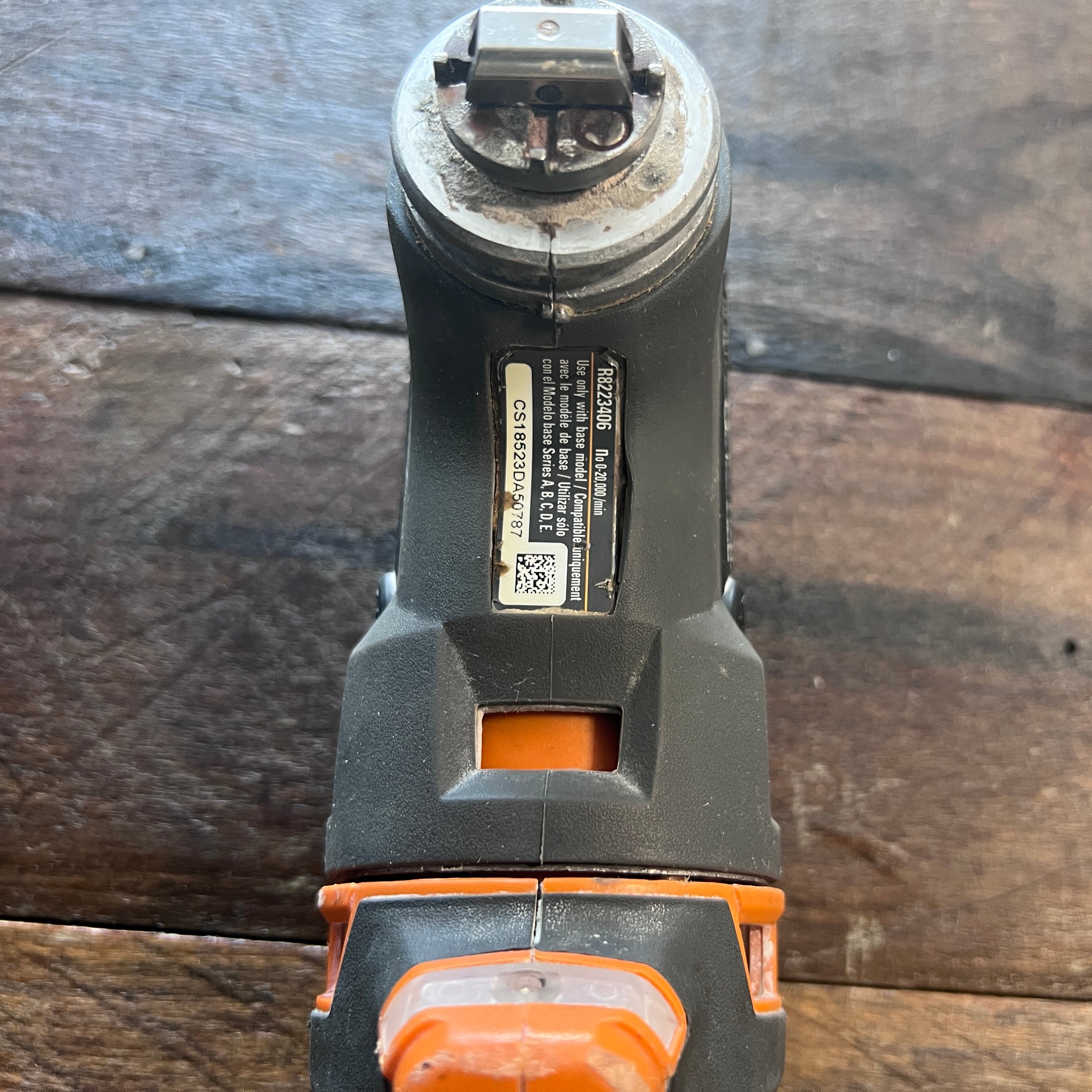 Ridgid Rigid Jobmax R8631 Series-E Powerhead With Multitool Attachment R8223406 Gear Up