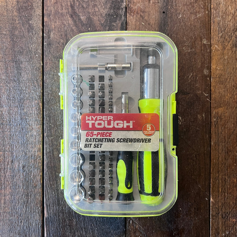 Hyper Tough Hyper Tough Ratcheting Screwdriver Set *Missing Pieces*