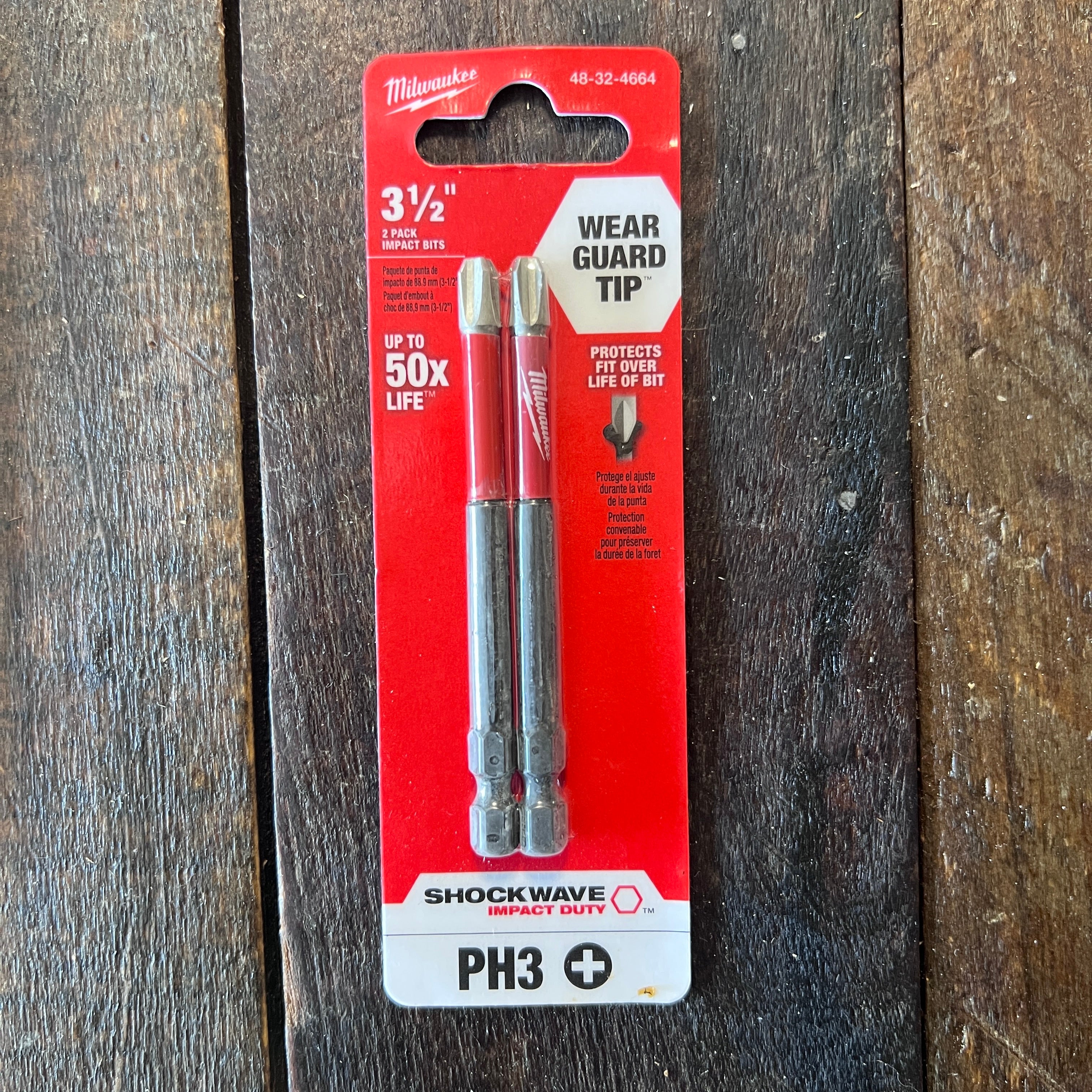Milwaukee Milwaukee PH3 bits(pack of 2)