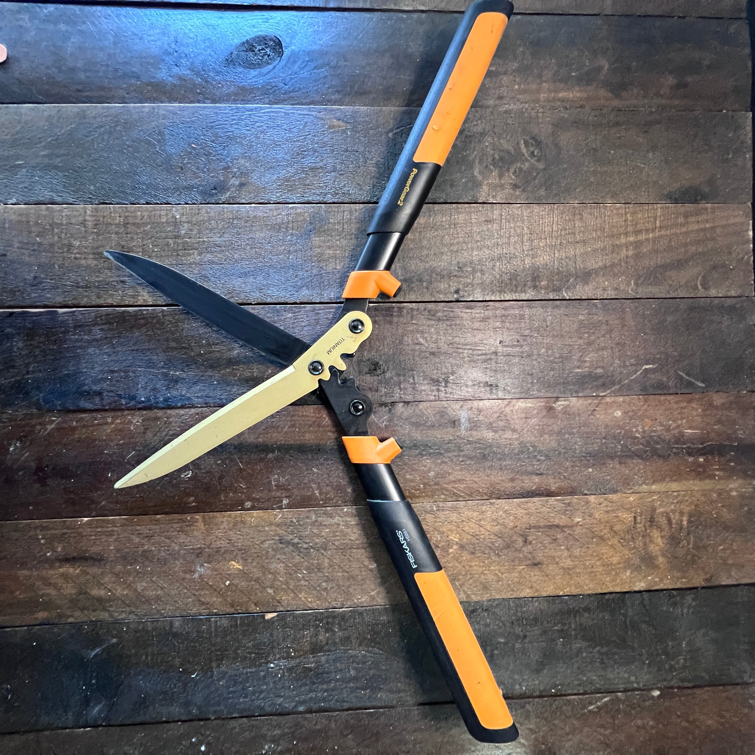 Gear Up Trading Co. Fiskars Hedge Shears- Titanium