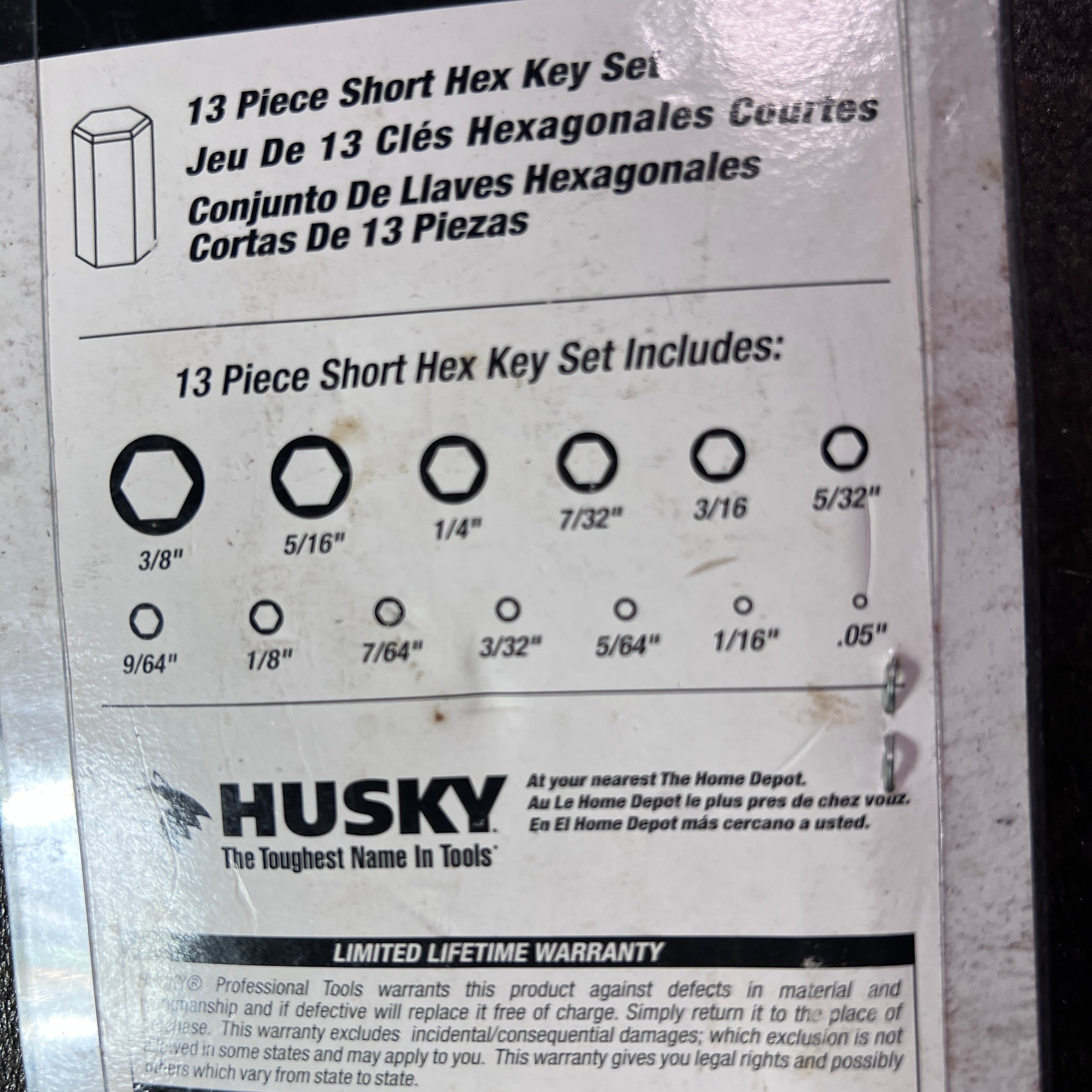 Gear Up Trading Co. Husky 13 Pc. Hex Key Set