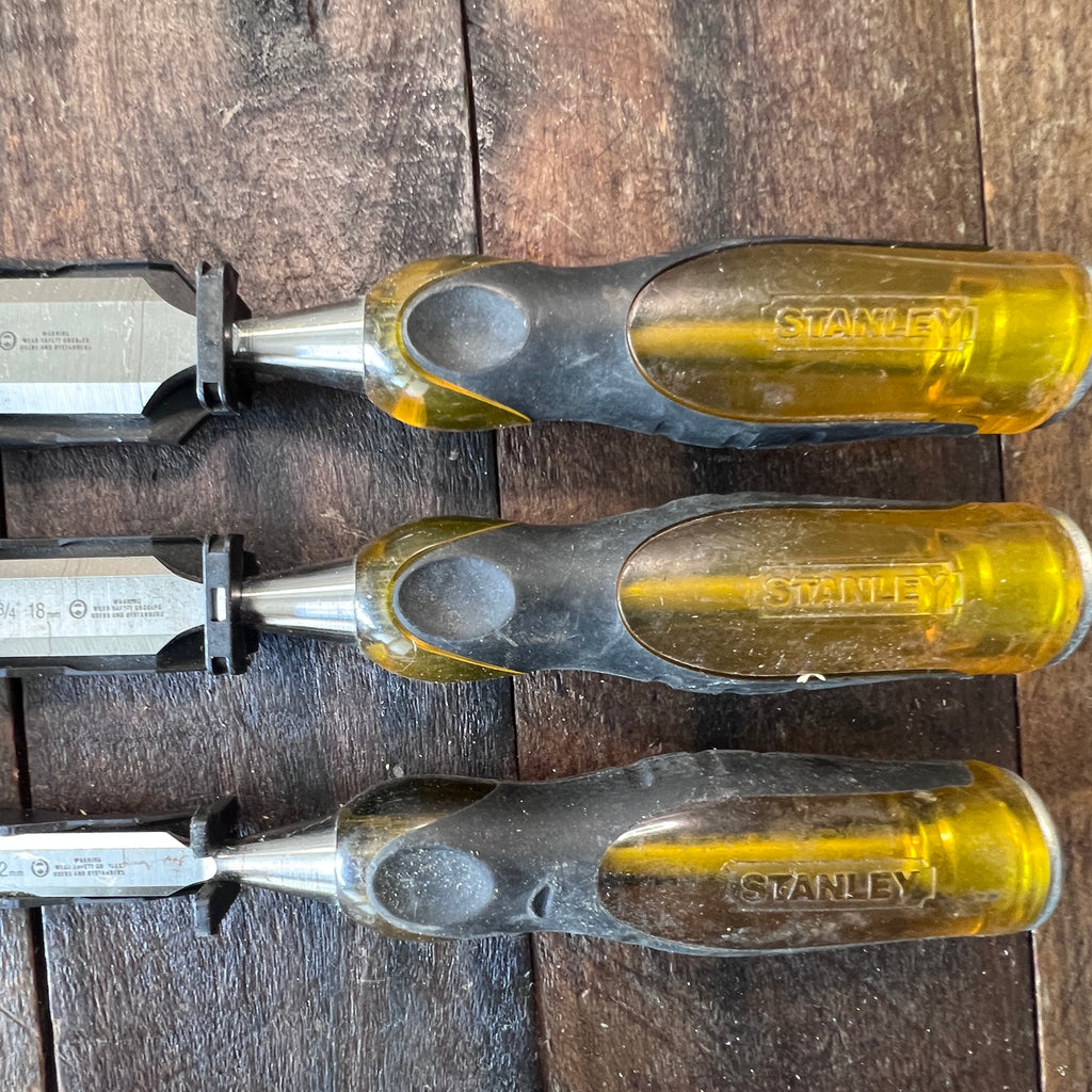 Stanley Stanley 3pc Chisel Set