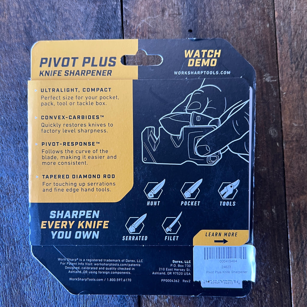 Gear Up Trading Co. Work Sharp “Pivot Plus” Knife Sharpener (NIB)