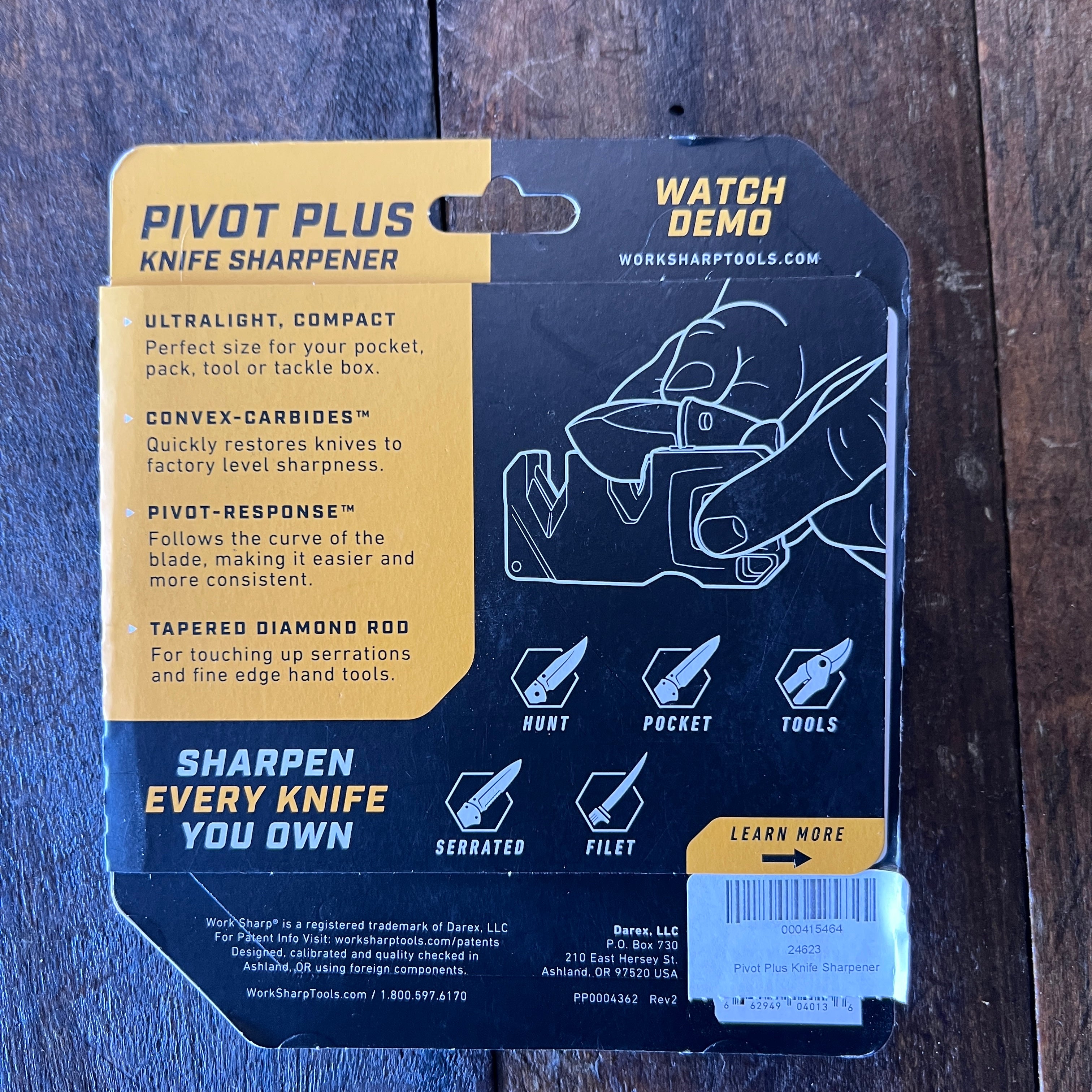 Gear Up Trading Co. Work Sharp “Pivot Plus” Knife Sharpener (NIB)