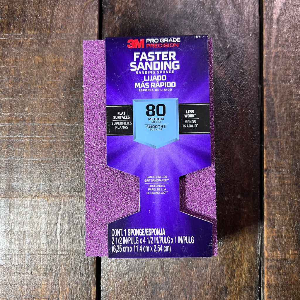 Gear Up Trading Co. 3M 80 Grit “Faster Sanding” Sanding Sponge