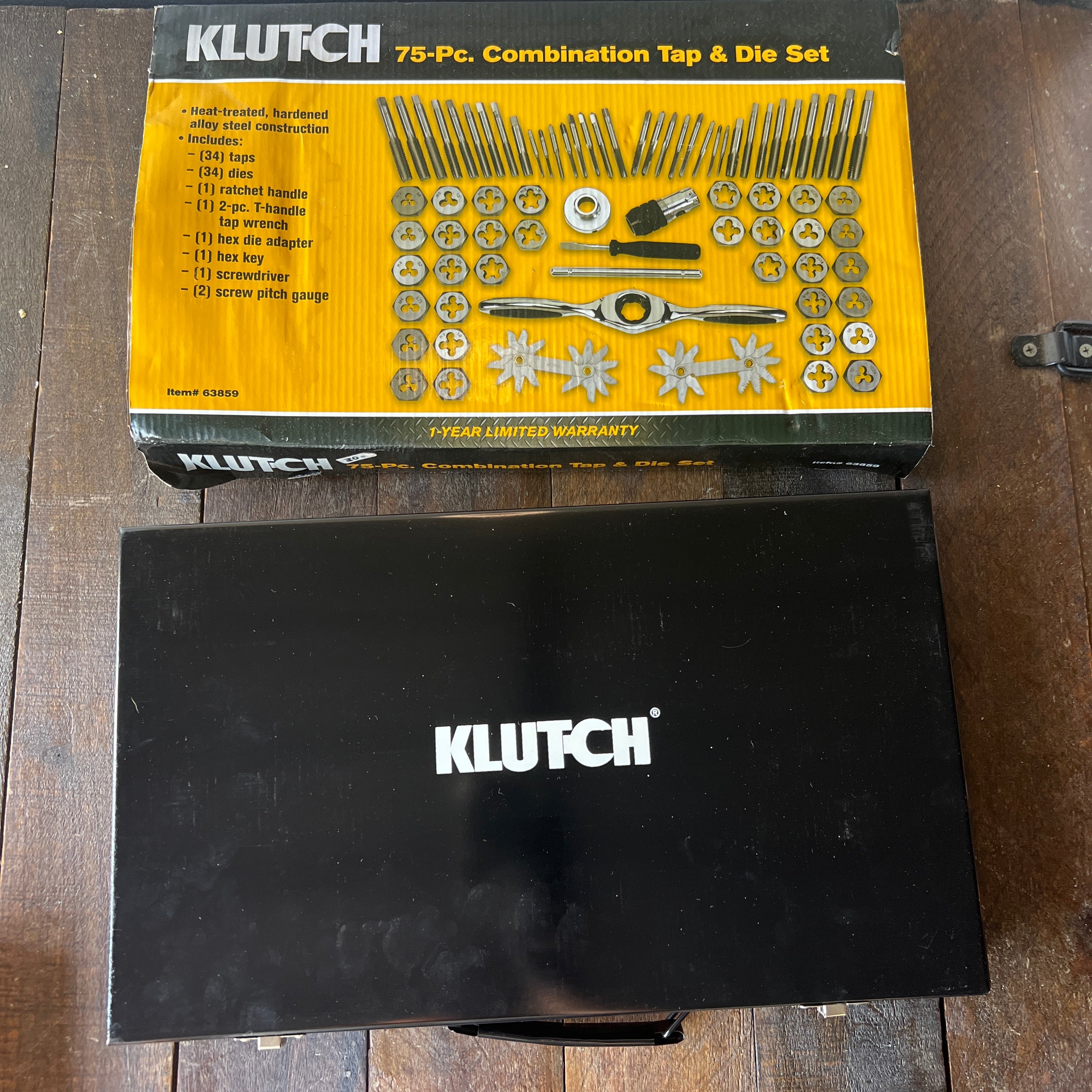 Klutch KLUTCH 75pc. Tap & Die Set