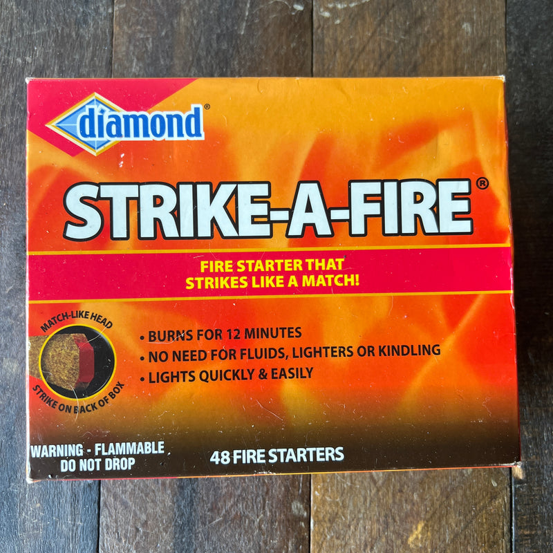 Gear Up Trading Co. Diamond STRIKE-A-FIRE Fire Starters (48 Count)