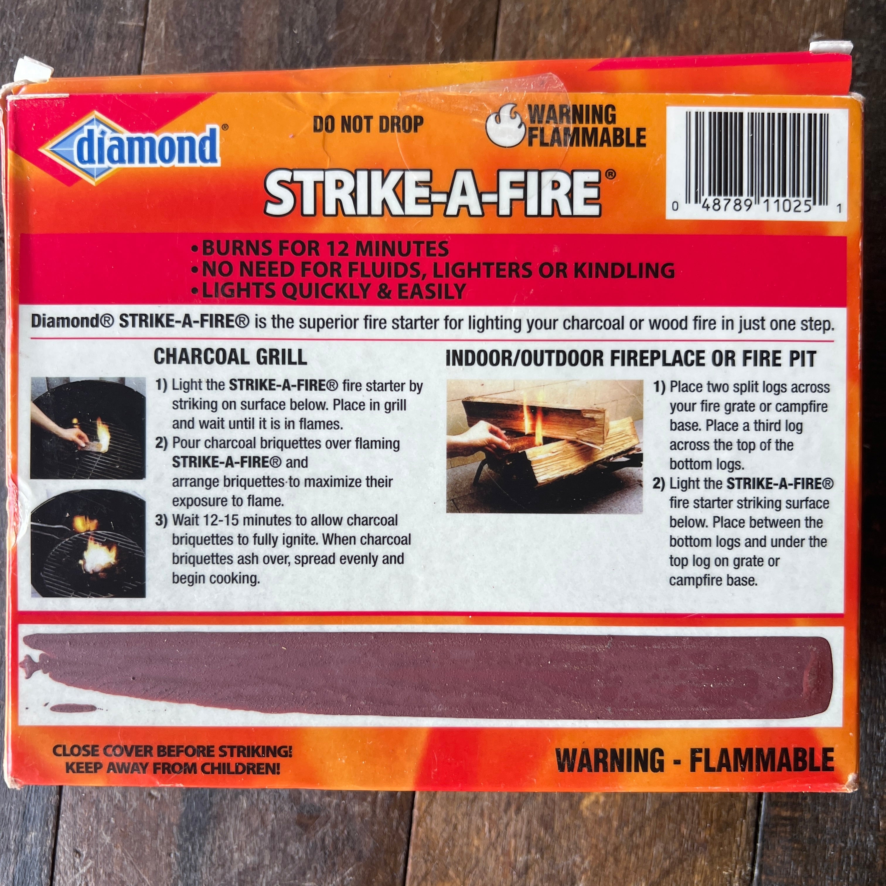 Gear Up Trading Co. Diamond STRIKE-A-FIRE Fire Starters (48 Count)