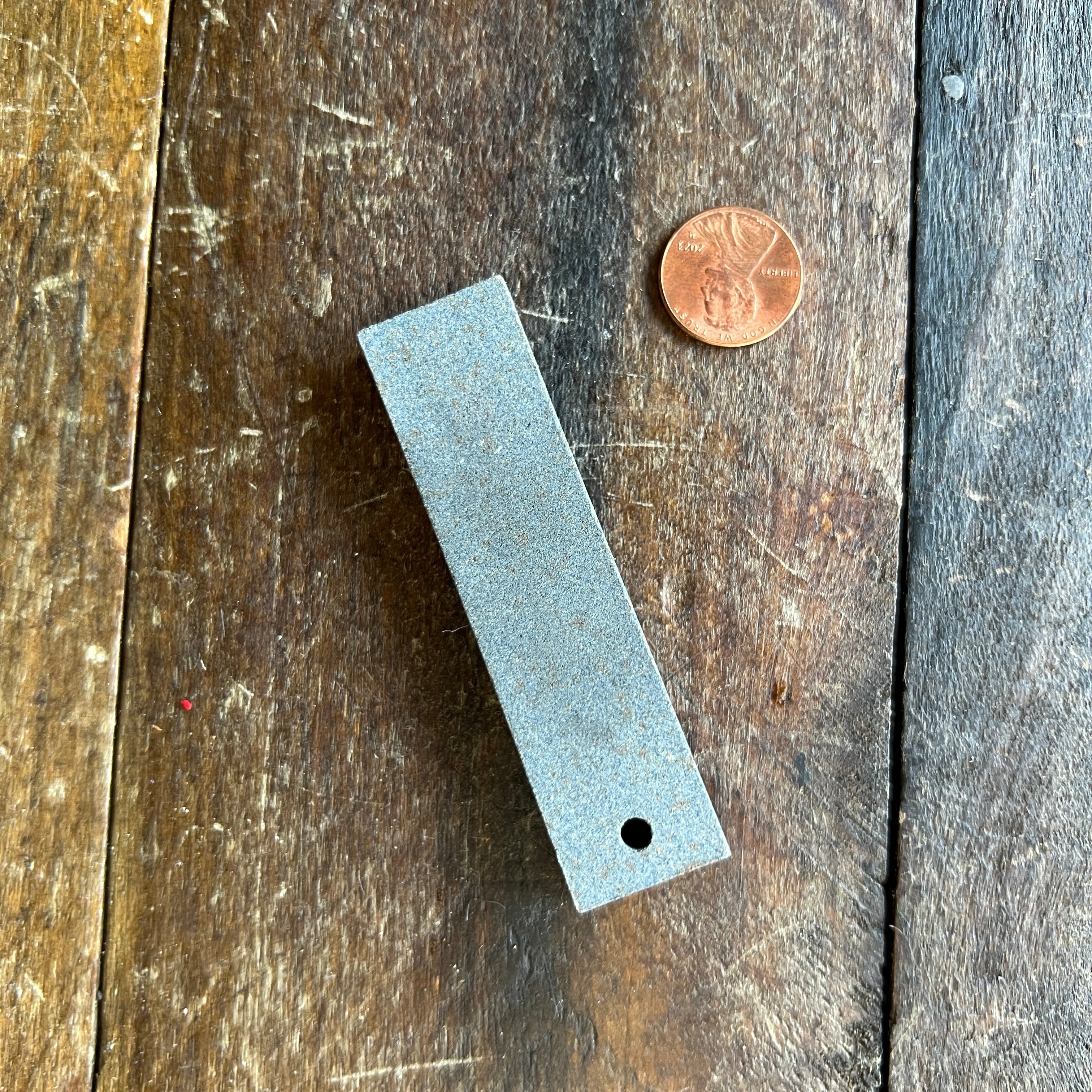 Gear Up Trading Co. Small Sharpening Stone With Lanyard Hole and Fishhook Groove