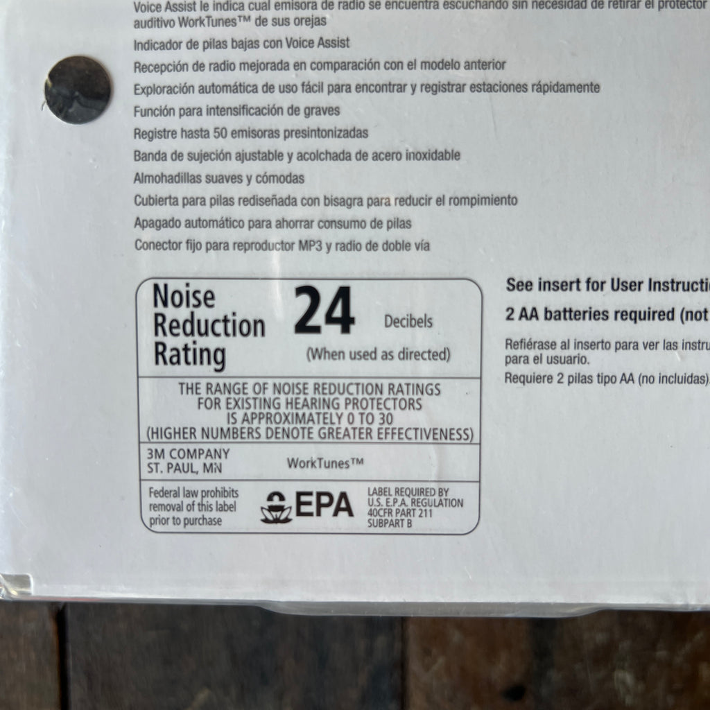 3M 3M Work Tunes Hearing Protector Gear Up