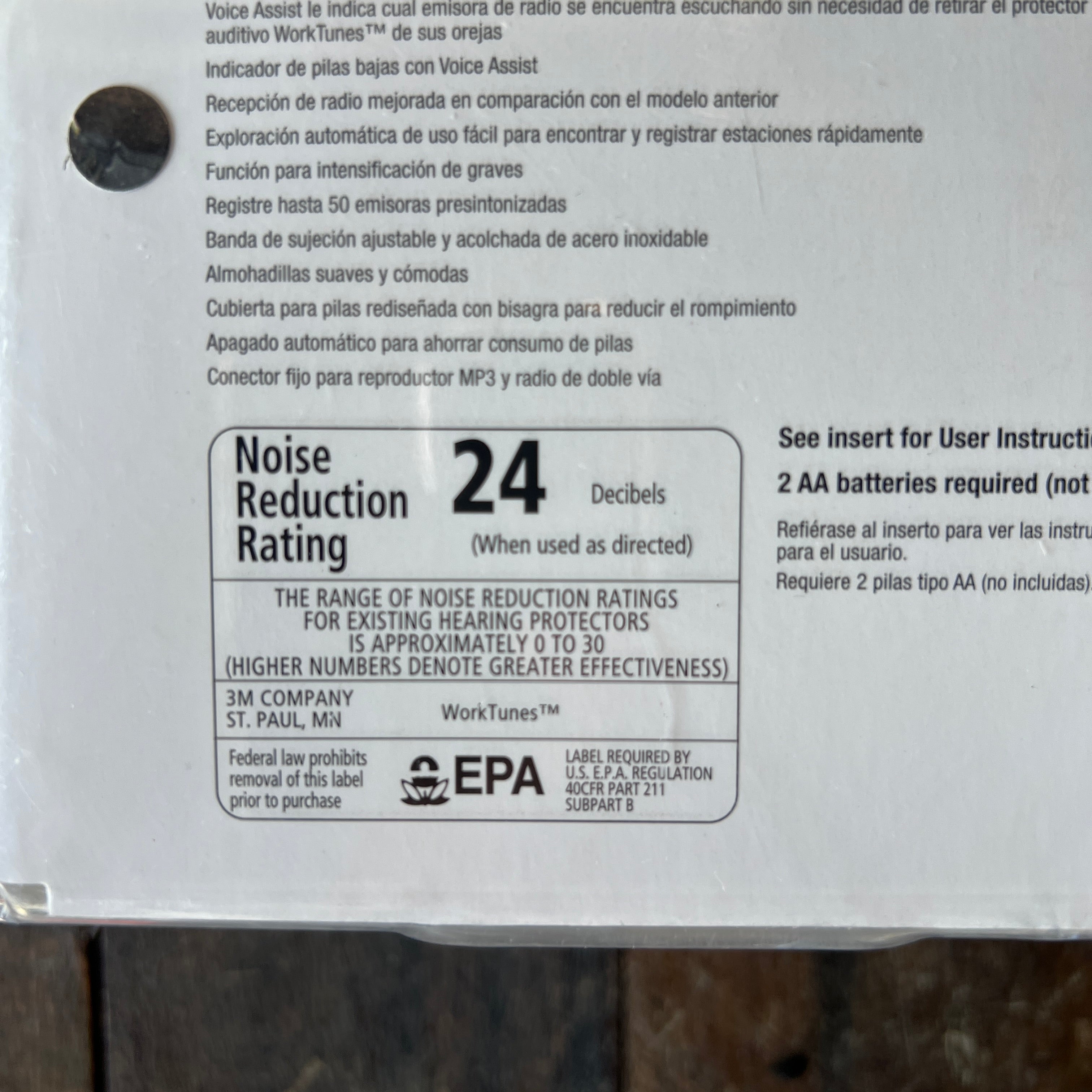 3M 3M Work Tunes Hearing Protector Gear Up