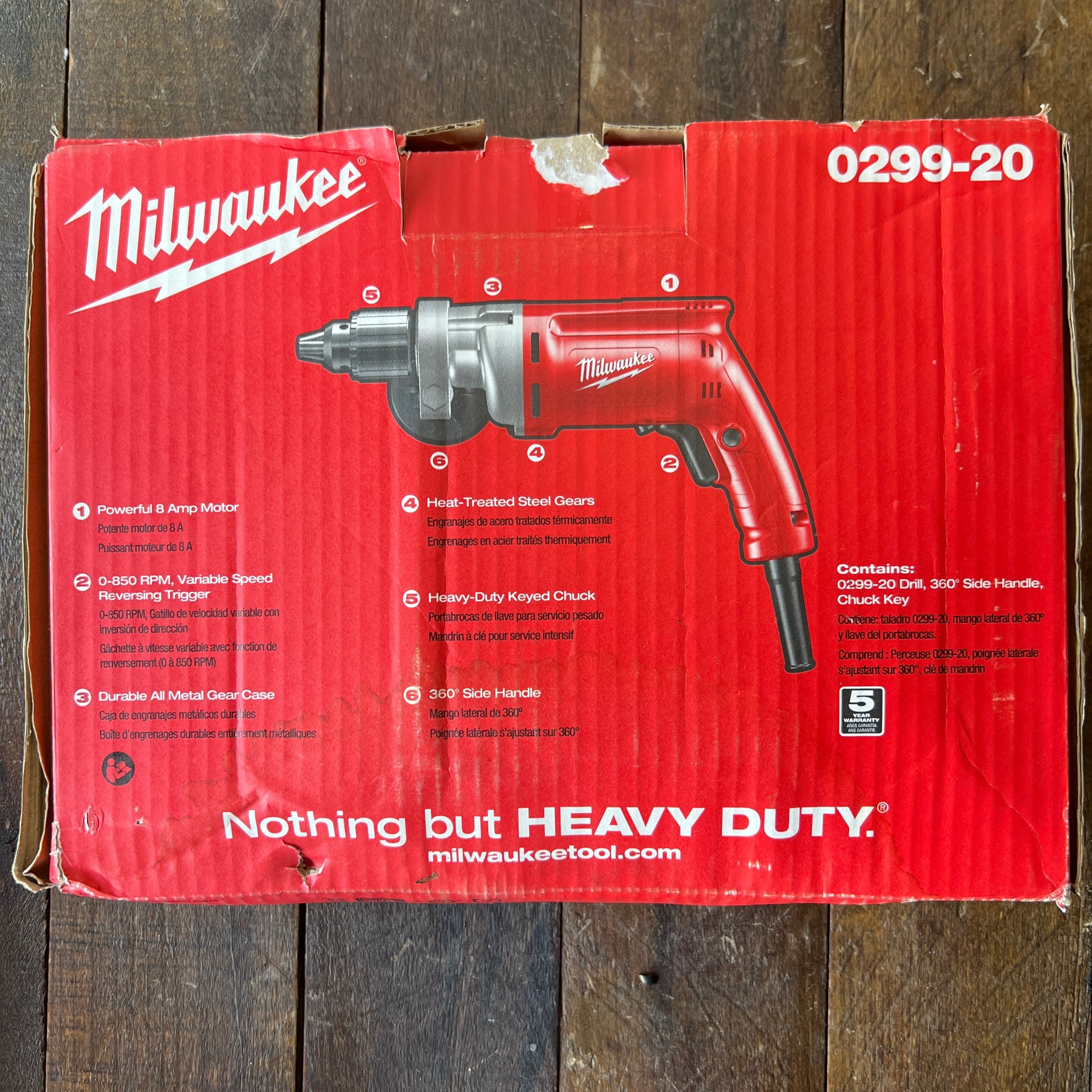 Milwaukee Milwaukee Corded 1/2in. Magnum Drill 0299-20 Gear Up