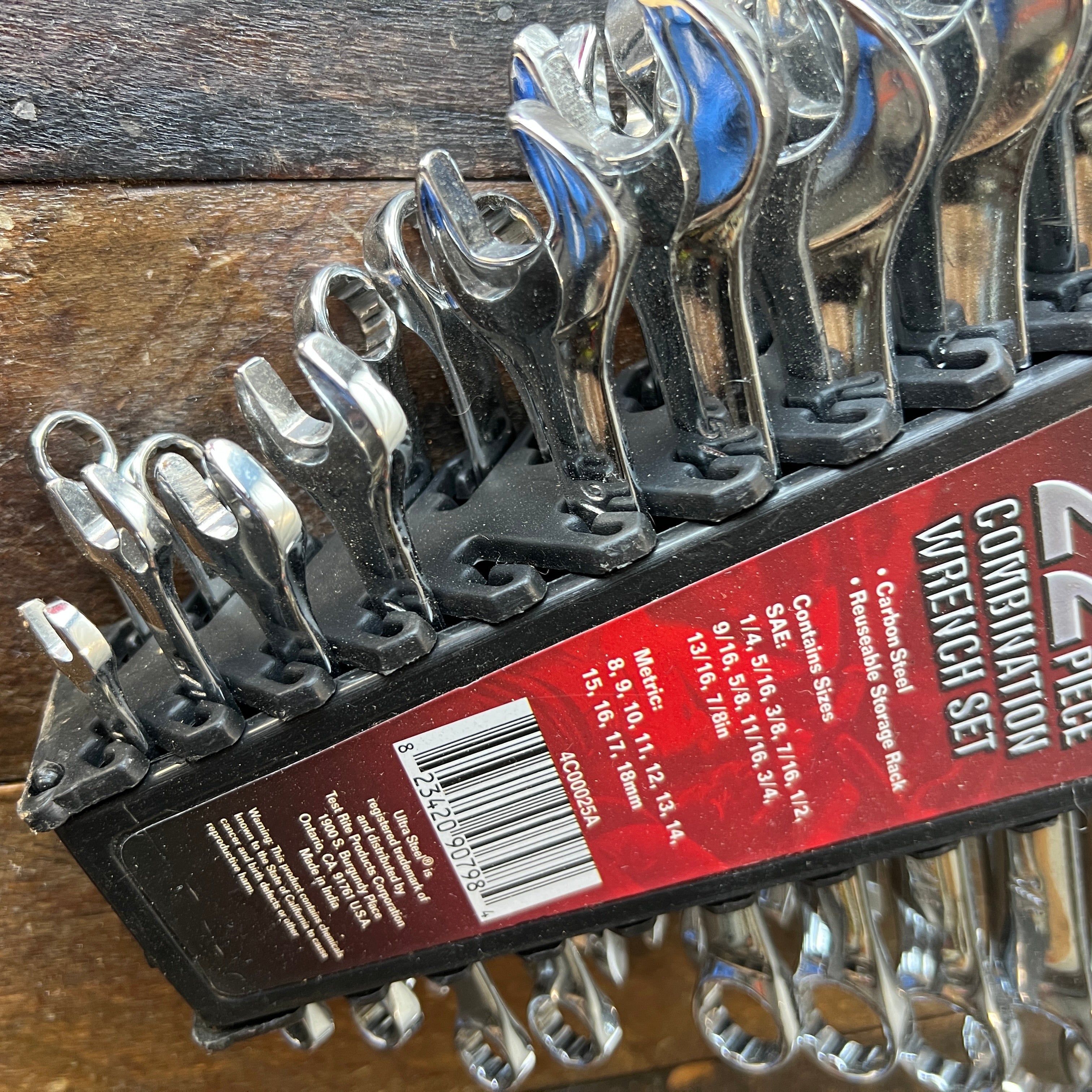 Ultra Steel Ultra Steel 20 Pc Combo Wrench Set *Missing 2*