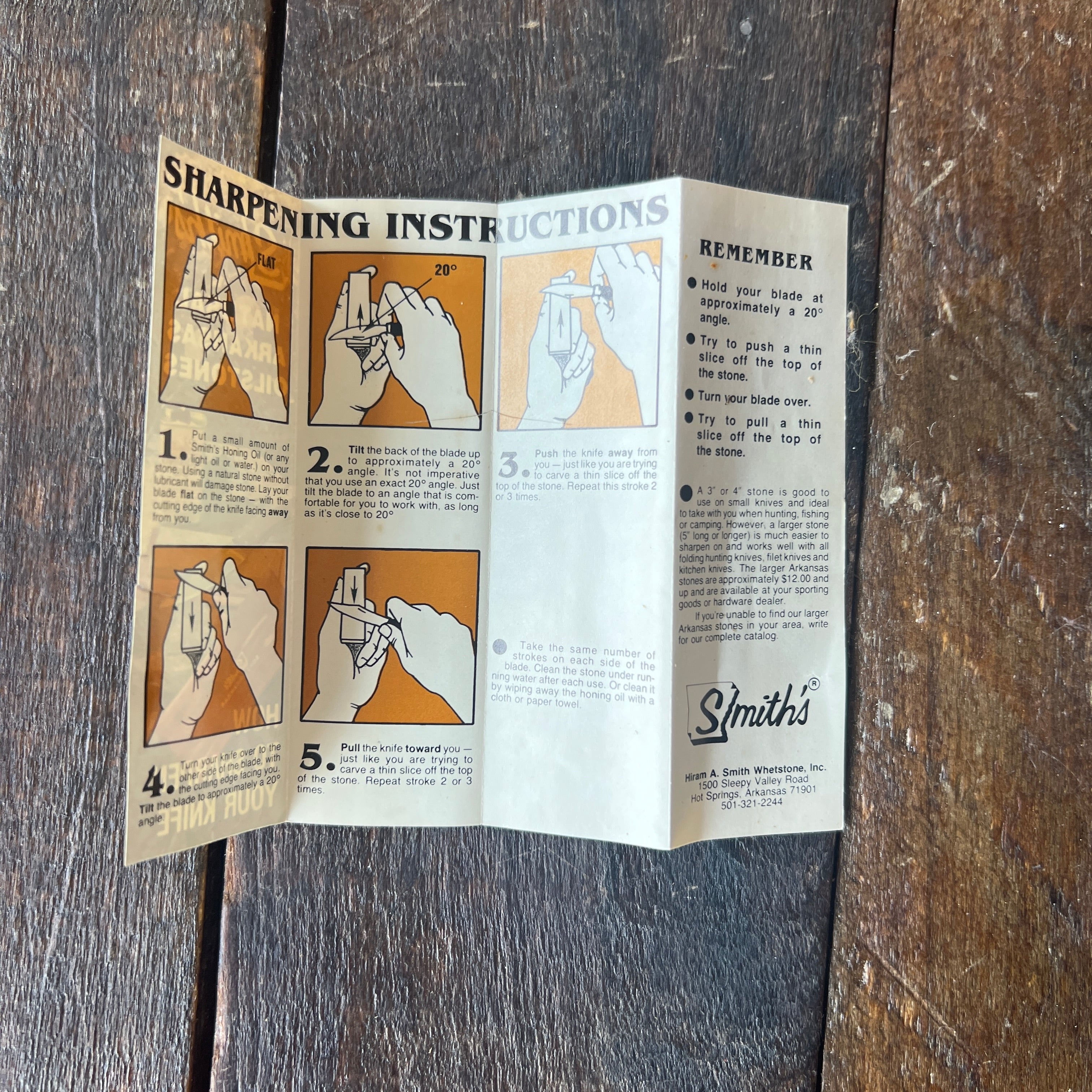 Gear Up Trading Co. Smiths Natural Arkansas Oilstones Sharpening Stones