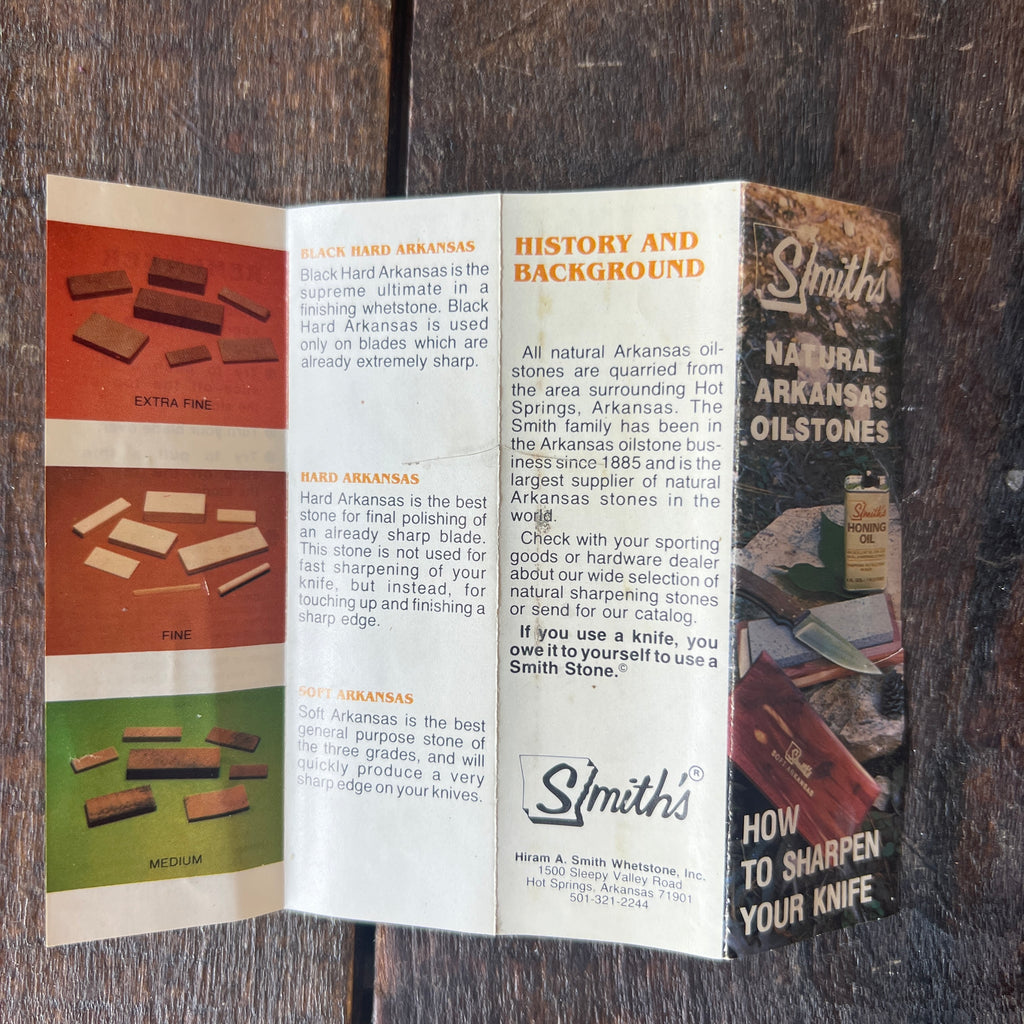 Gear Up Trading Co. Smiths Natural Arkansas Oilstones Sharpening Stones