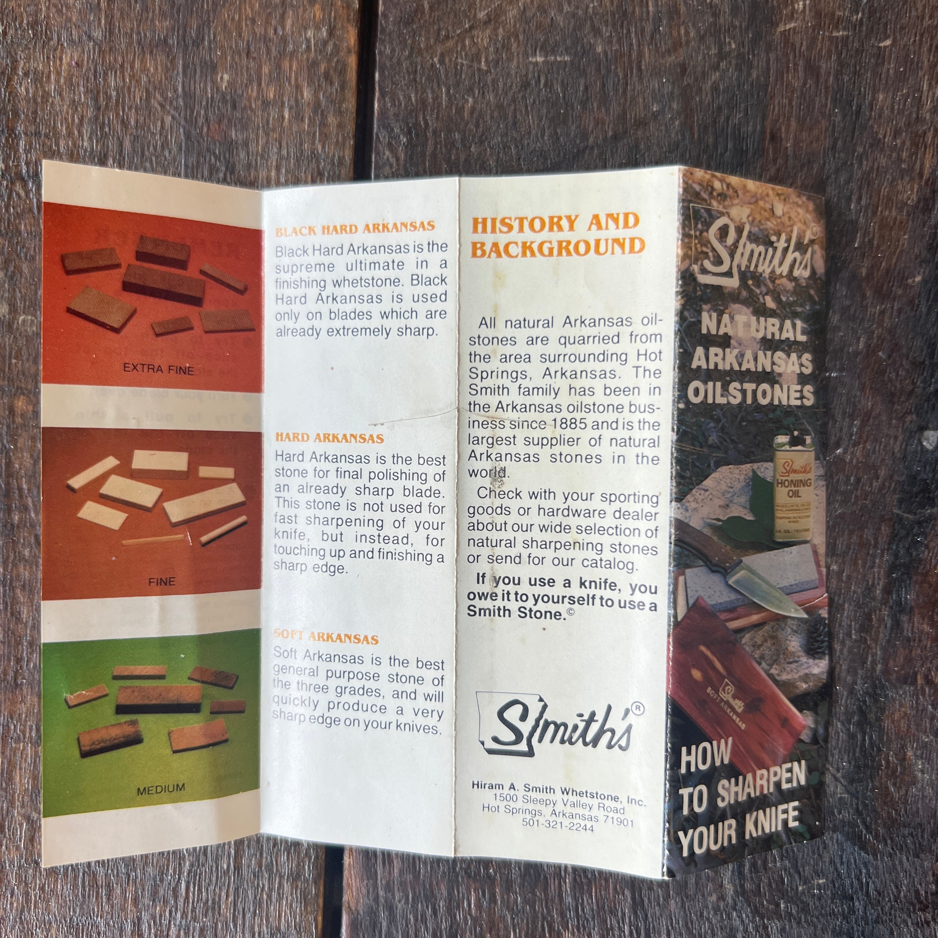 Gear Up Trading Co. Smiths Natural Arkansas Oilstones Sharpening Stones