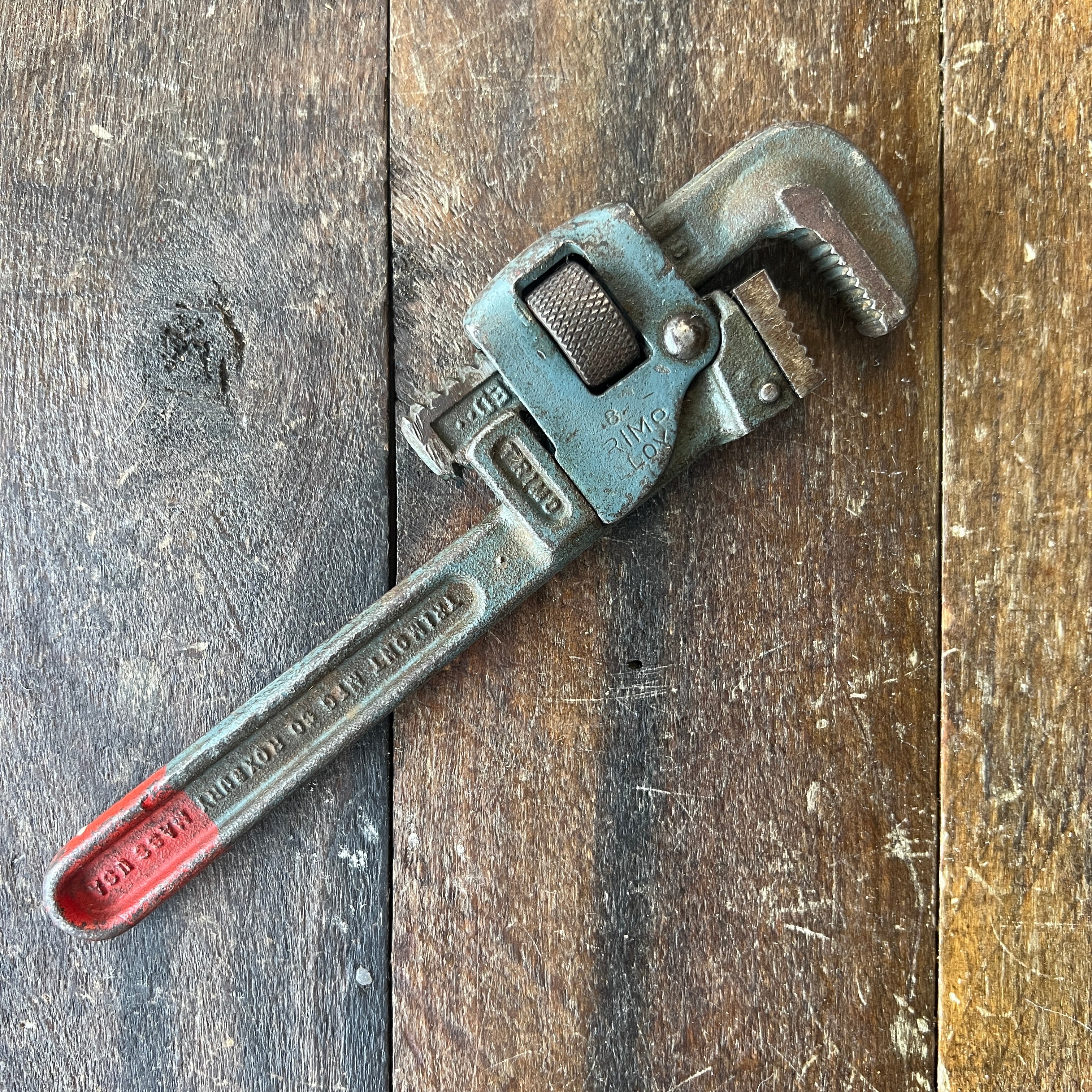 Unknown Vintage Trimont MFG Co. Pipe Wrench Made in USA