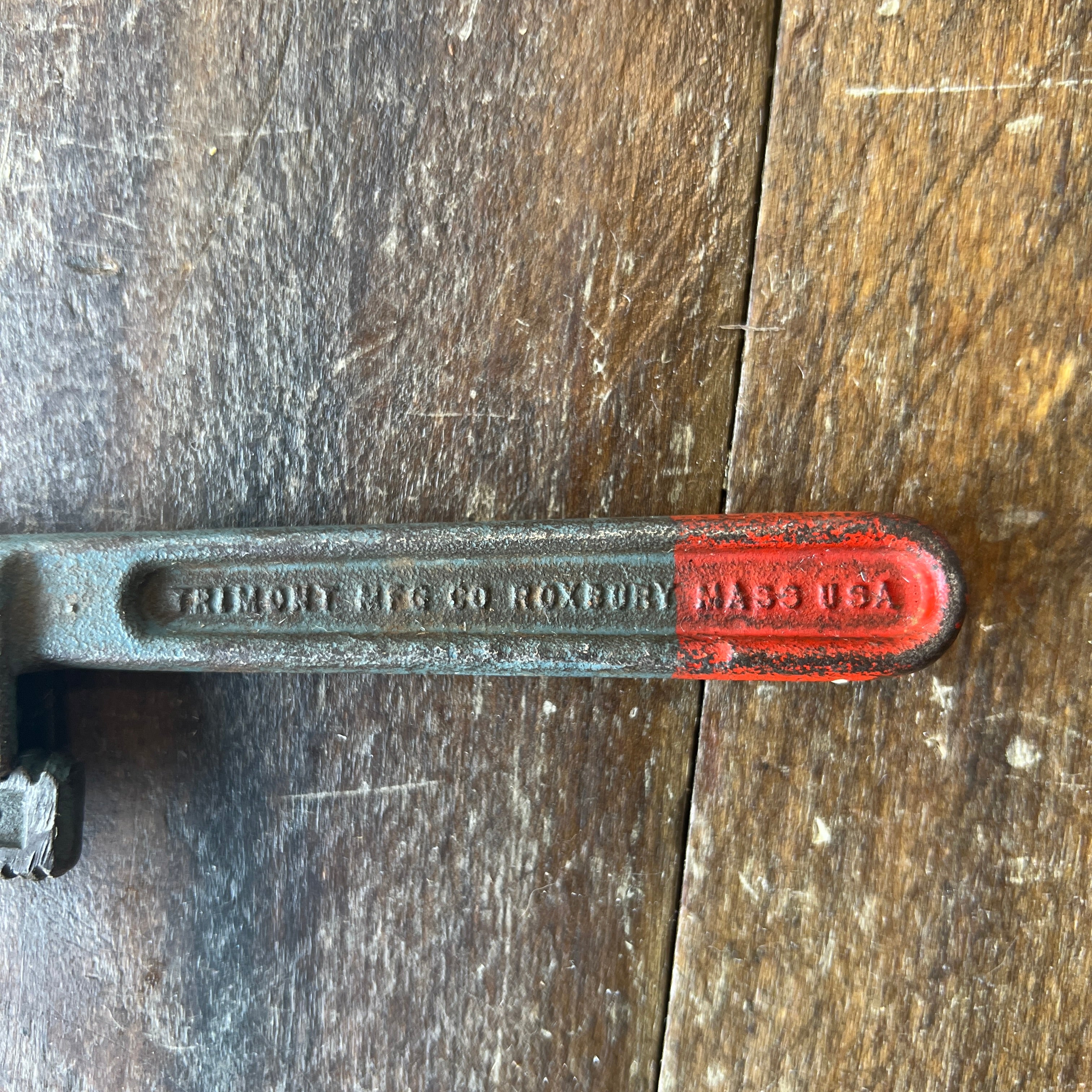 Unknown Vintage Trimont MFG Co. Pipe Wrench Made in USA