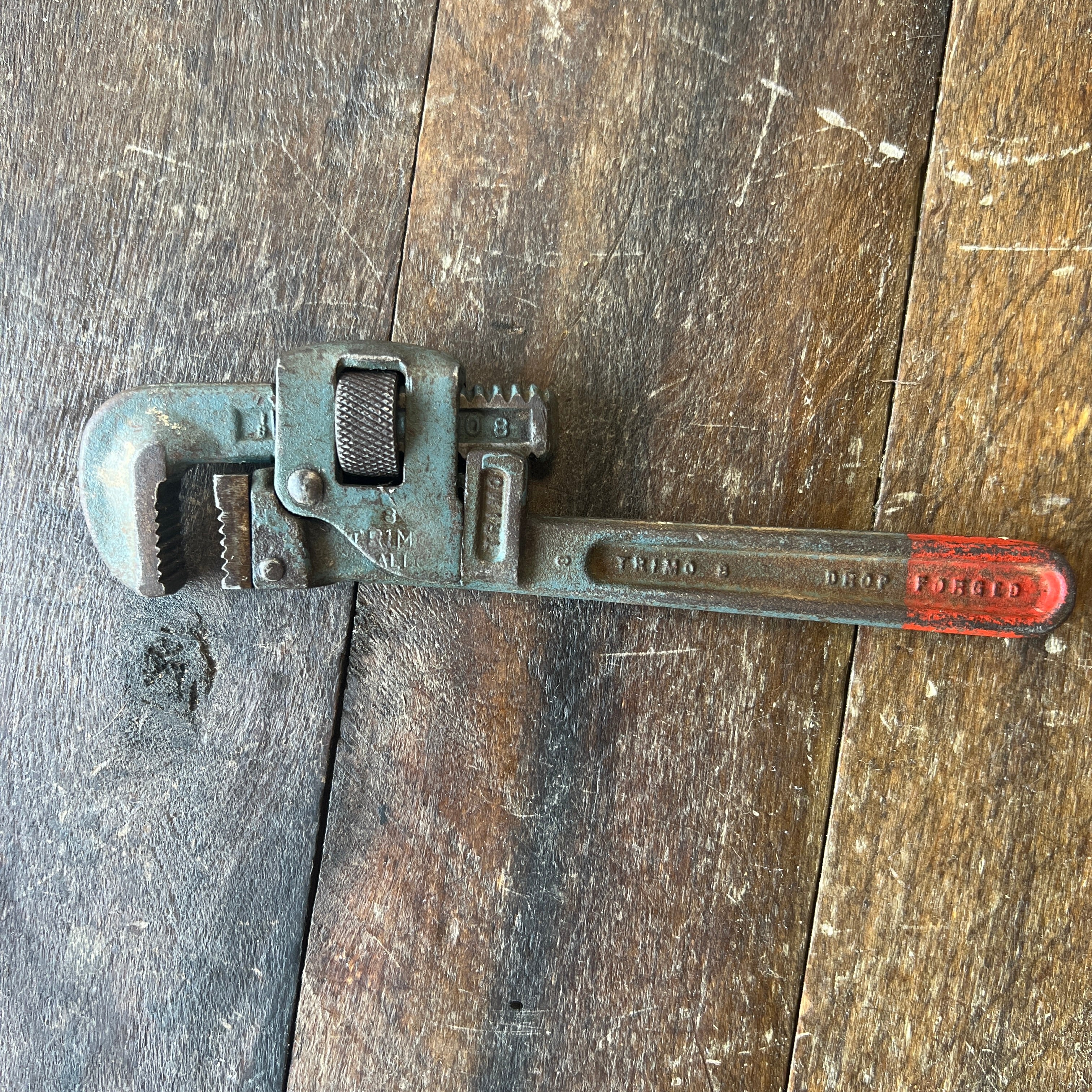 Unknown Vintage Trimont MFG Co. Pipe Wrench Made in USA