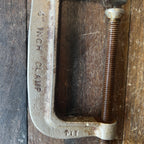 Unknown Vintage 4 Inch C Clamp Made in USA