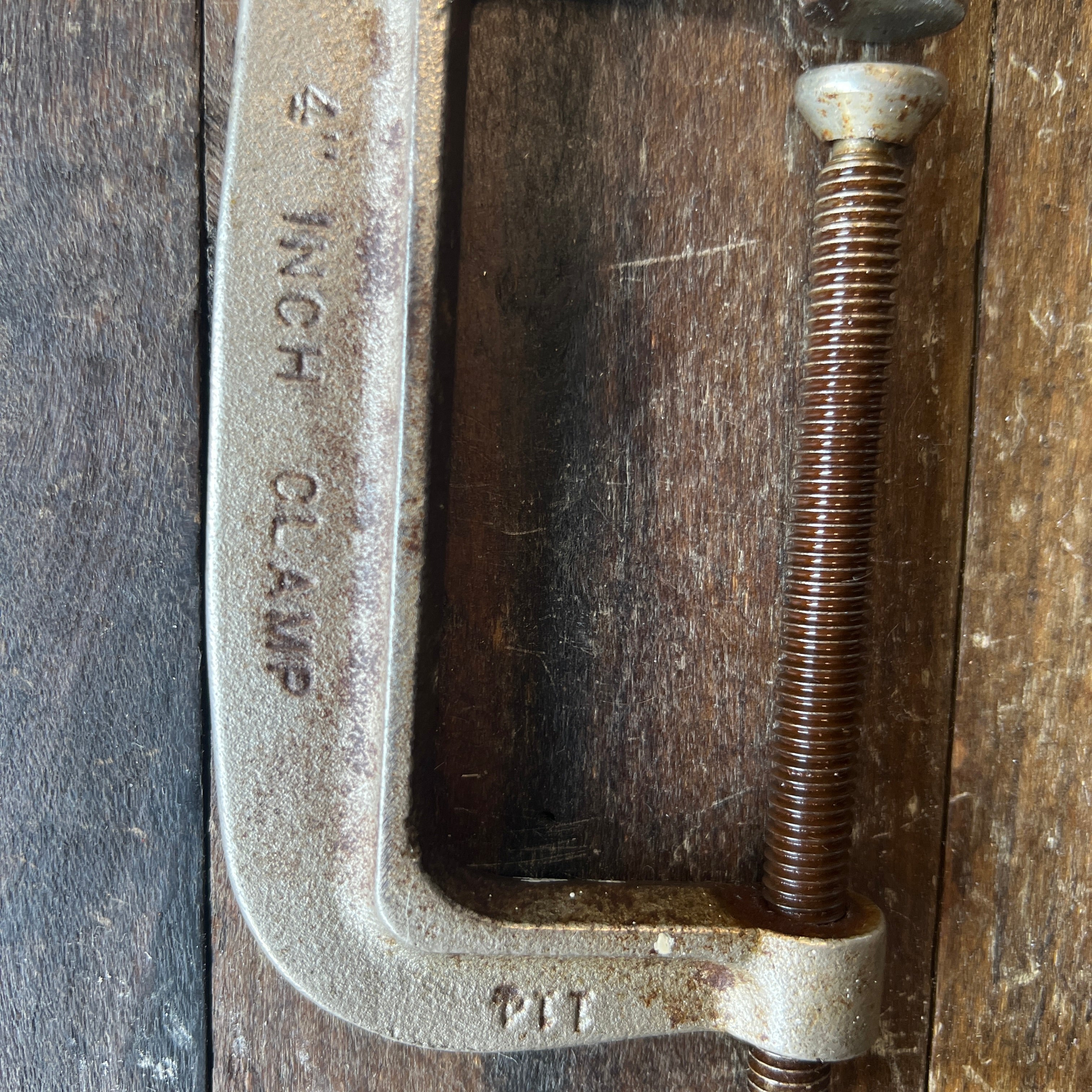 Unknown Vintage 4 Inch C Clamp Made in USA