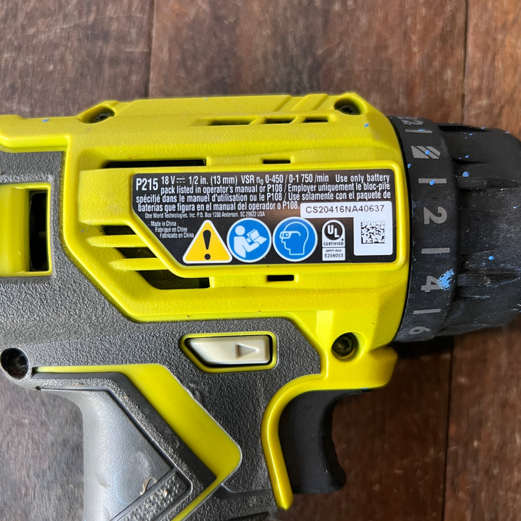 Ryobi Ryobi P215 18v Drill