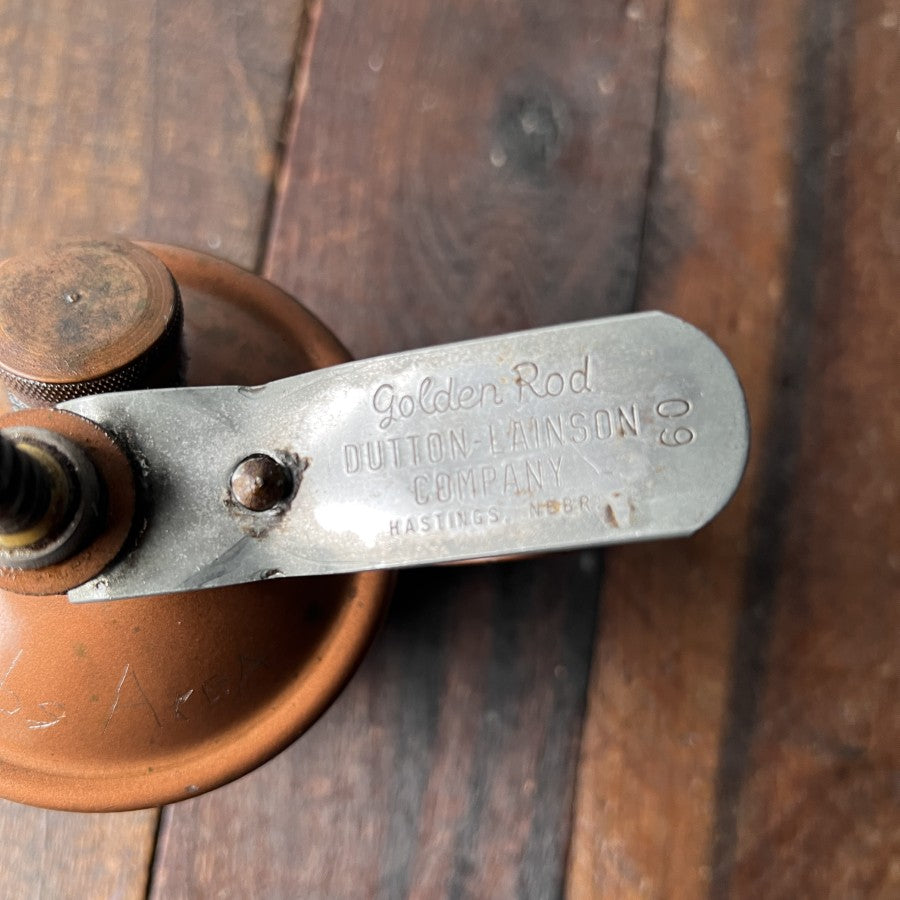 Vintage Golden Rod 1 Pint Oil Can Flexible Spout (USA)