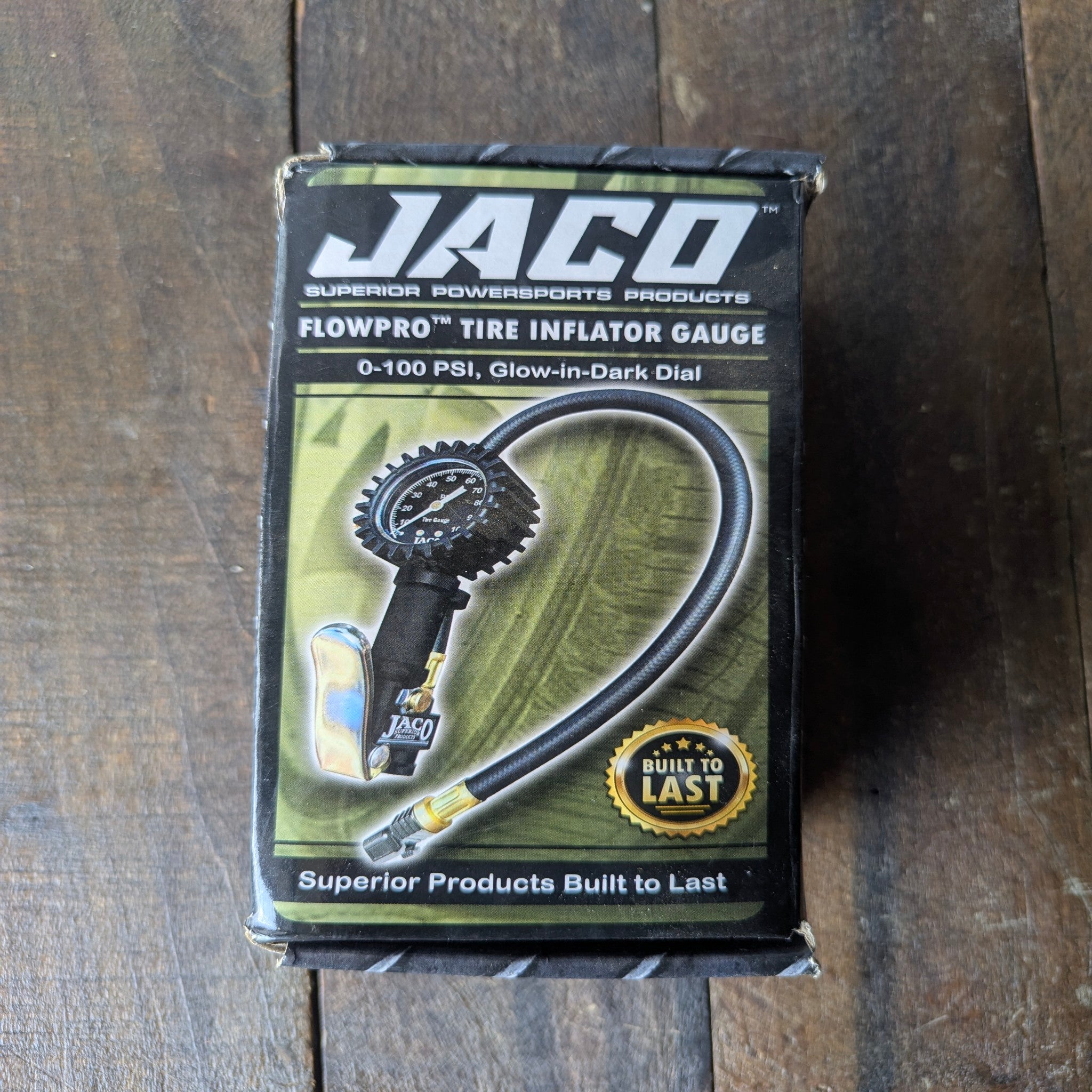 JACO FlowPro® Tire Inflator with Pressure Gauge - 100 PSI