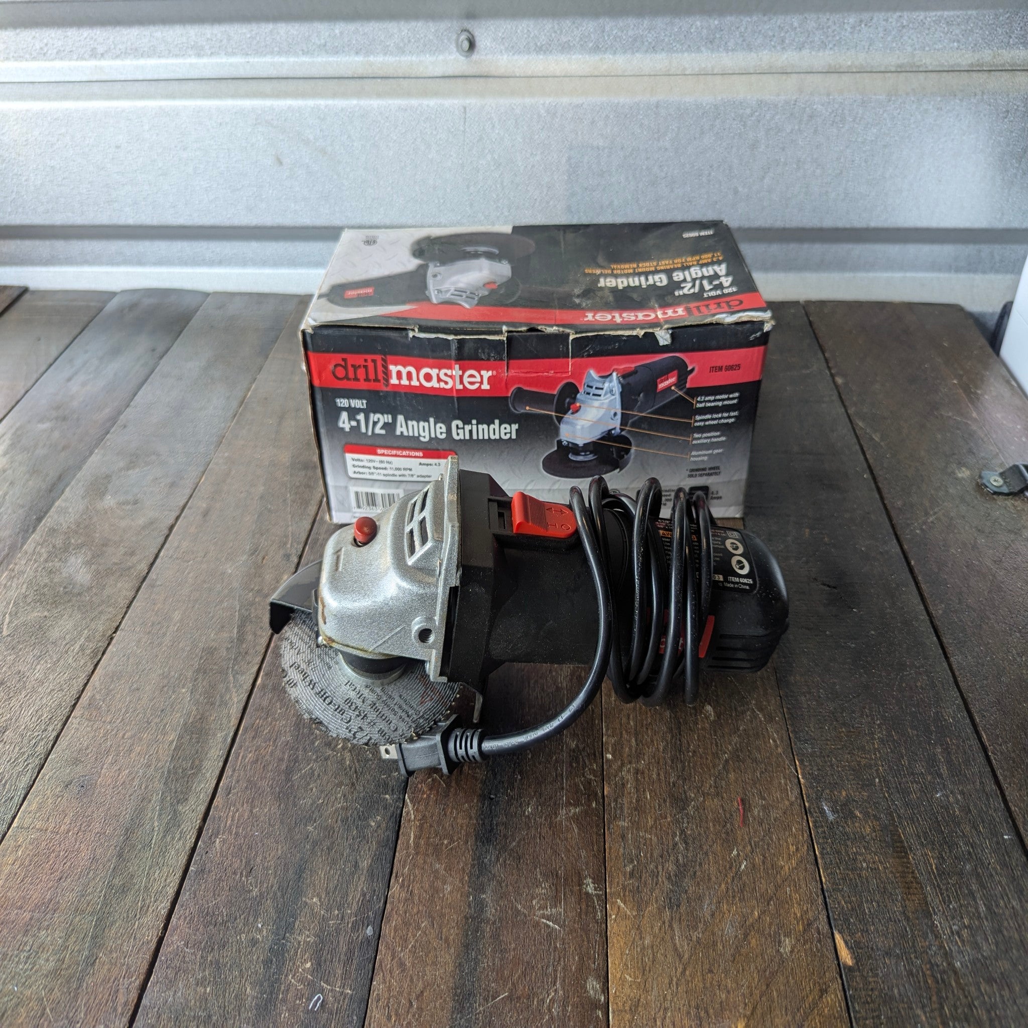 Drill Master Drill Master 4 1/2" Angle Grinder