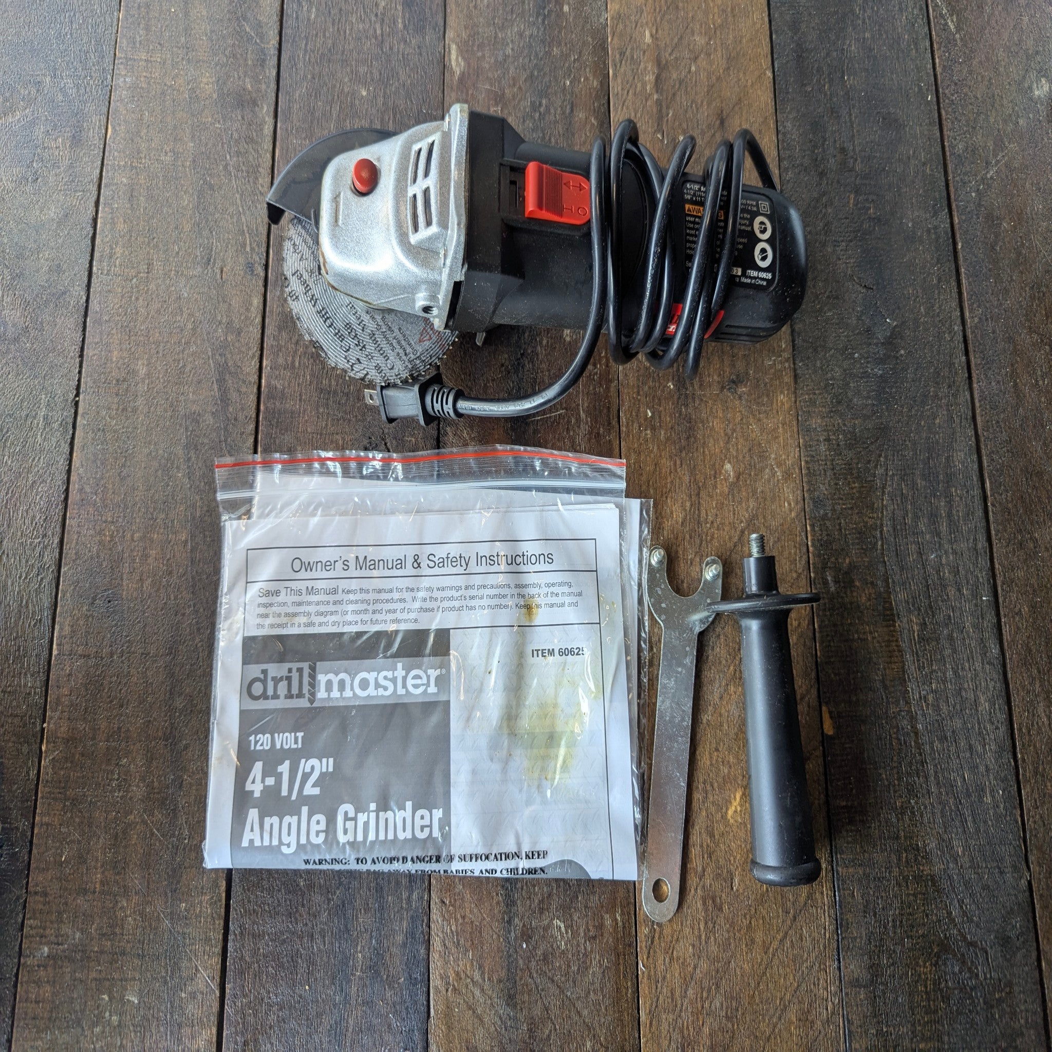 Drill Master Drill Master 4 1/2" Angle Grinder
