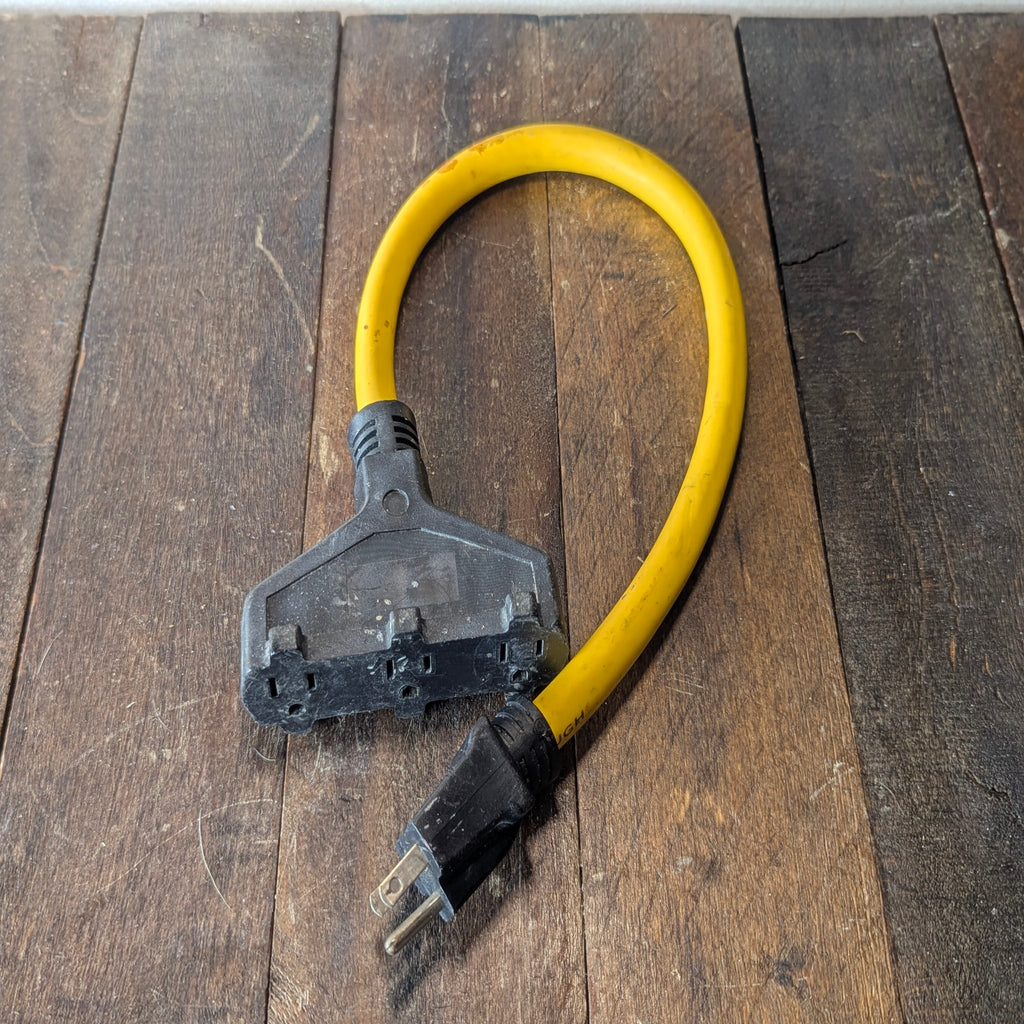 Bulldog Bulldog Tough 2Ft 3 Outlet Heavy Duty Outdoor Extension Cord
