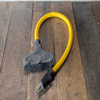 Bulldog Bulldog Tough 2Ft 3 Outlet Heavy Duty Outdoor Extension Cord