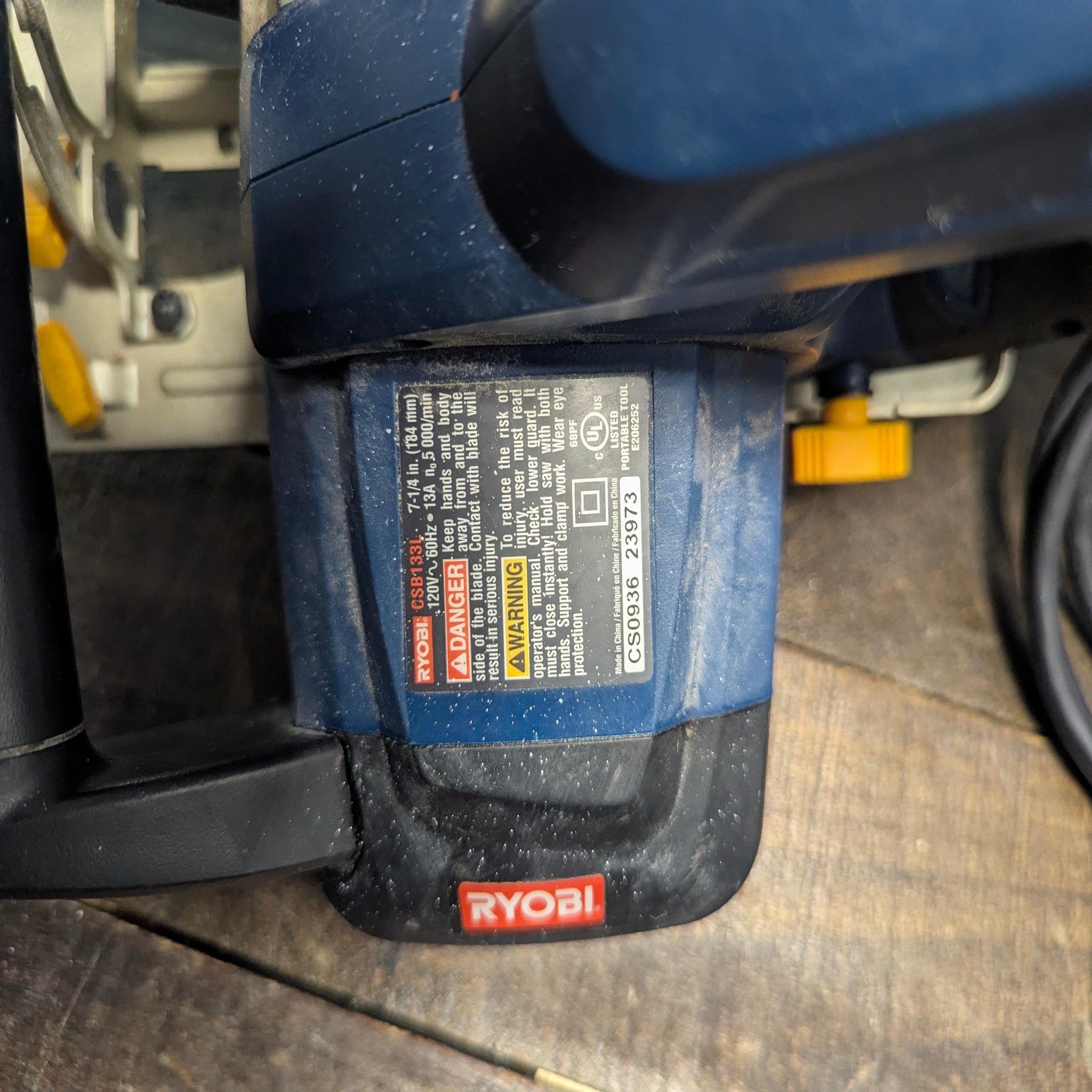 Ryobi Ryobi 7 1/4" 13 amp Circular Saw CSB133L