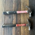 Vintage PLUMB Fiberglass Handle Claw Hammers Set of 2