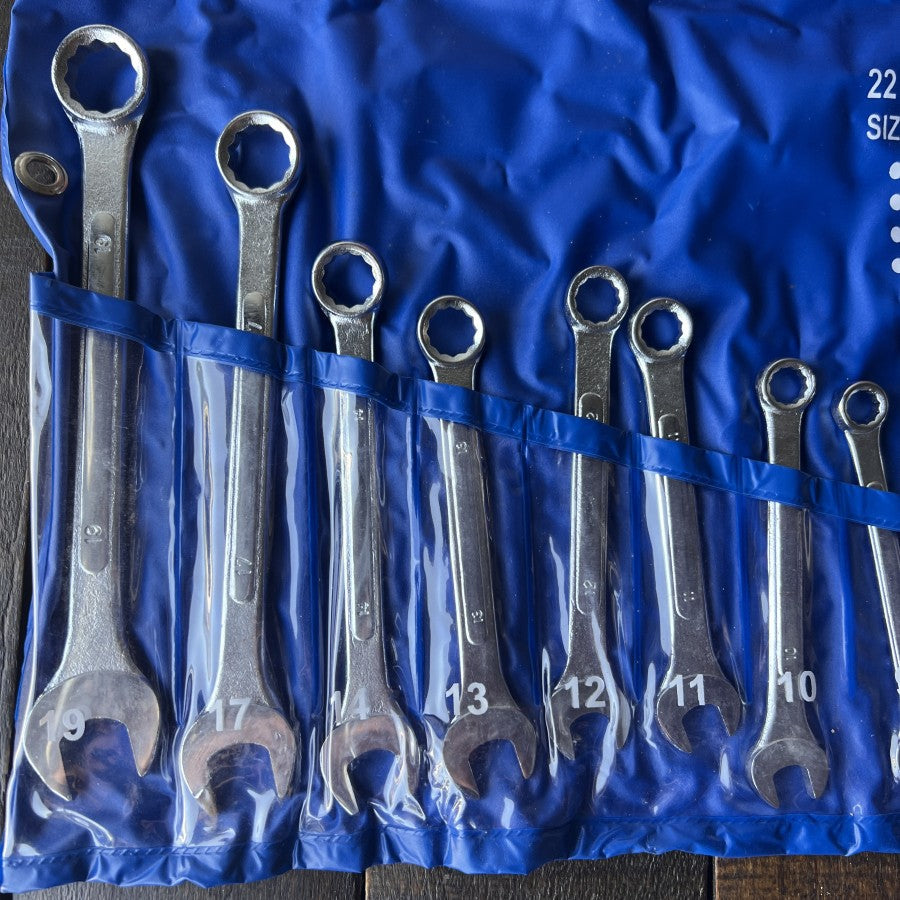 Other Tools Depot 22-Piece SAE Metric Combination Wrench Set Gear Up