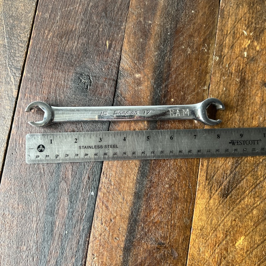 Snap-on Snap on 15mm 17mm Flare Nut Line Wrench RXFMS1517A (USA) Gear Up