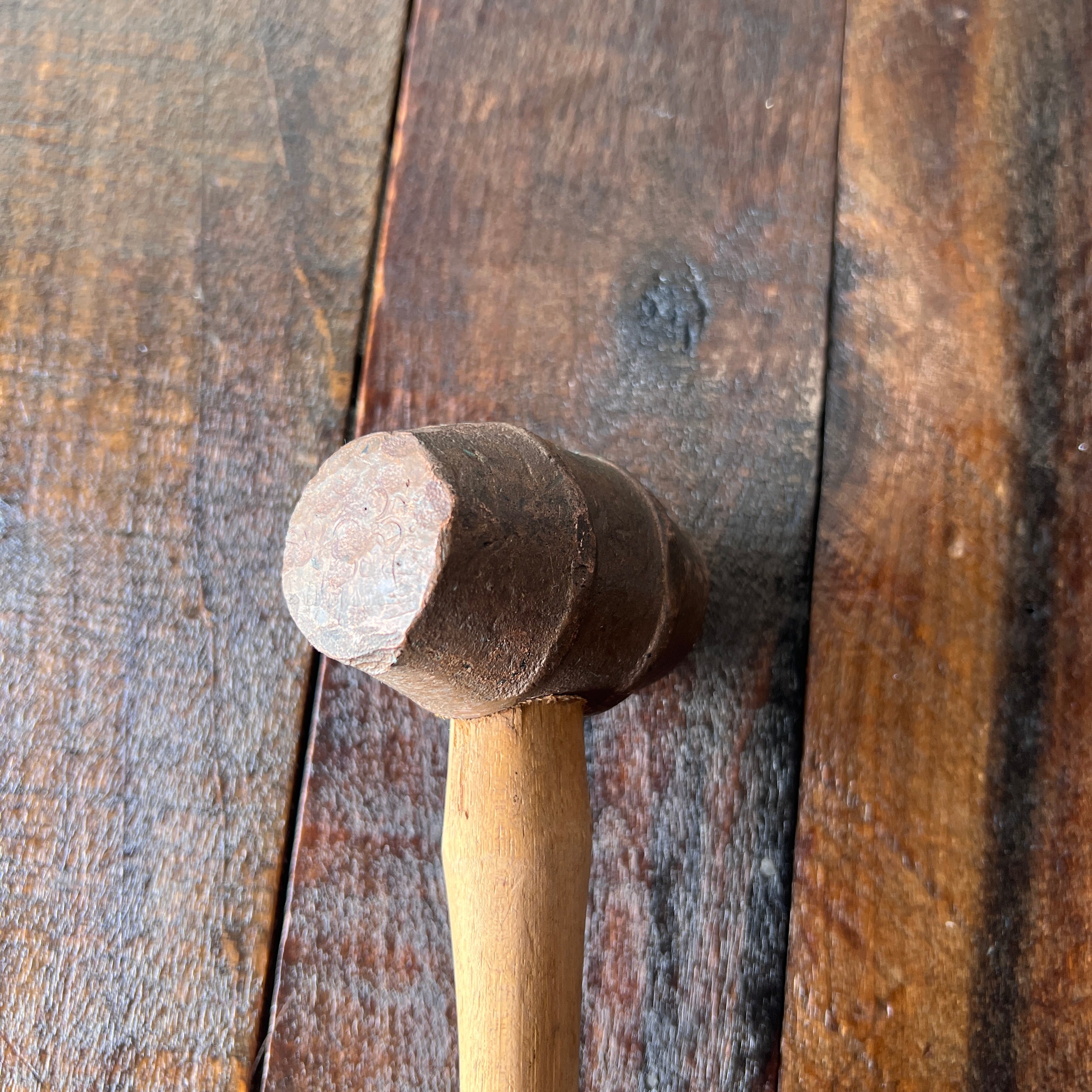 Unknown Unknown 2.14 lb. Brass Mallet Non-Marring Hammer Gear Up