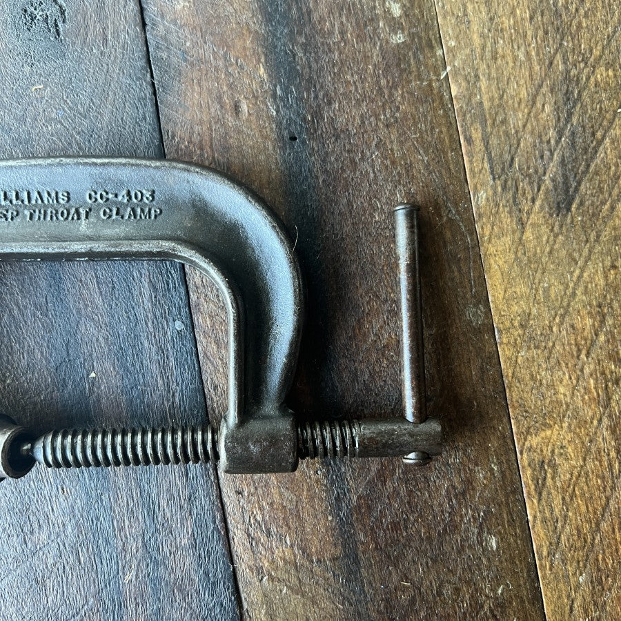 Vintage Williams GG-403 Deep Throat Clamp (USA)