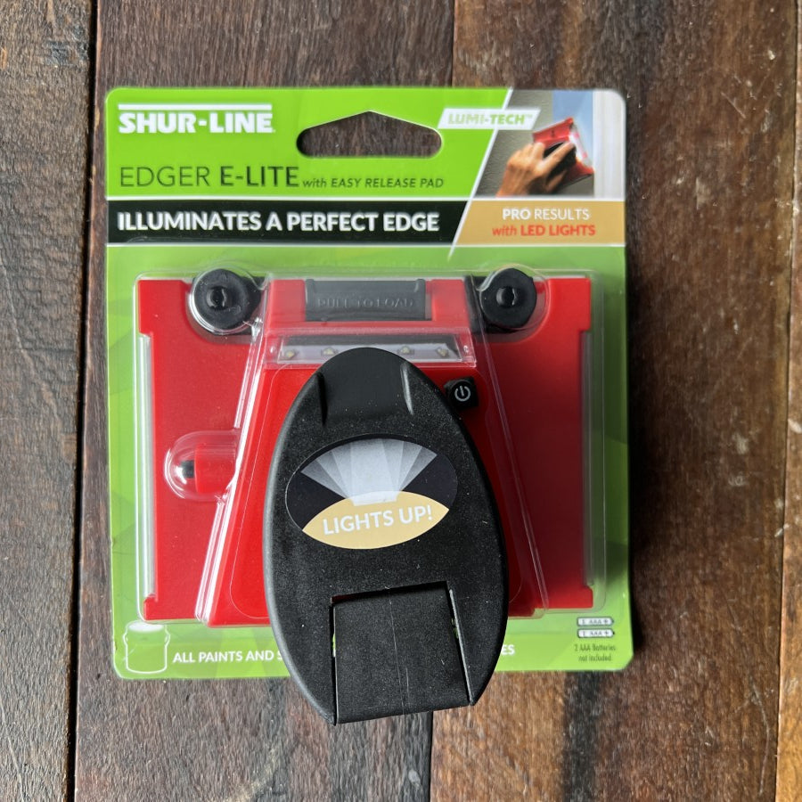 SHUR-LINE EDGER E-LITE Illuminates Perfect Edge