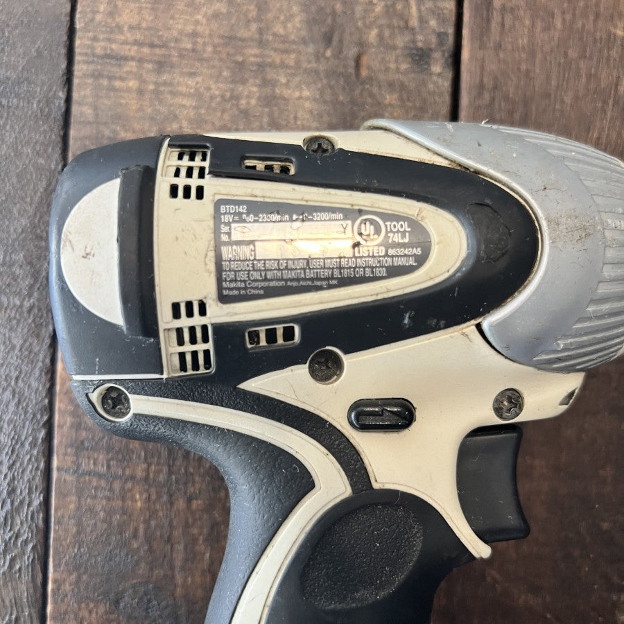Makita BTD142 18V 1/4 Inch Impact Driver (Tool Only)