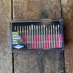 Homier 20-Piece Diamond Point Rotary Tool Bit Set Gear Up